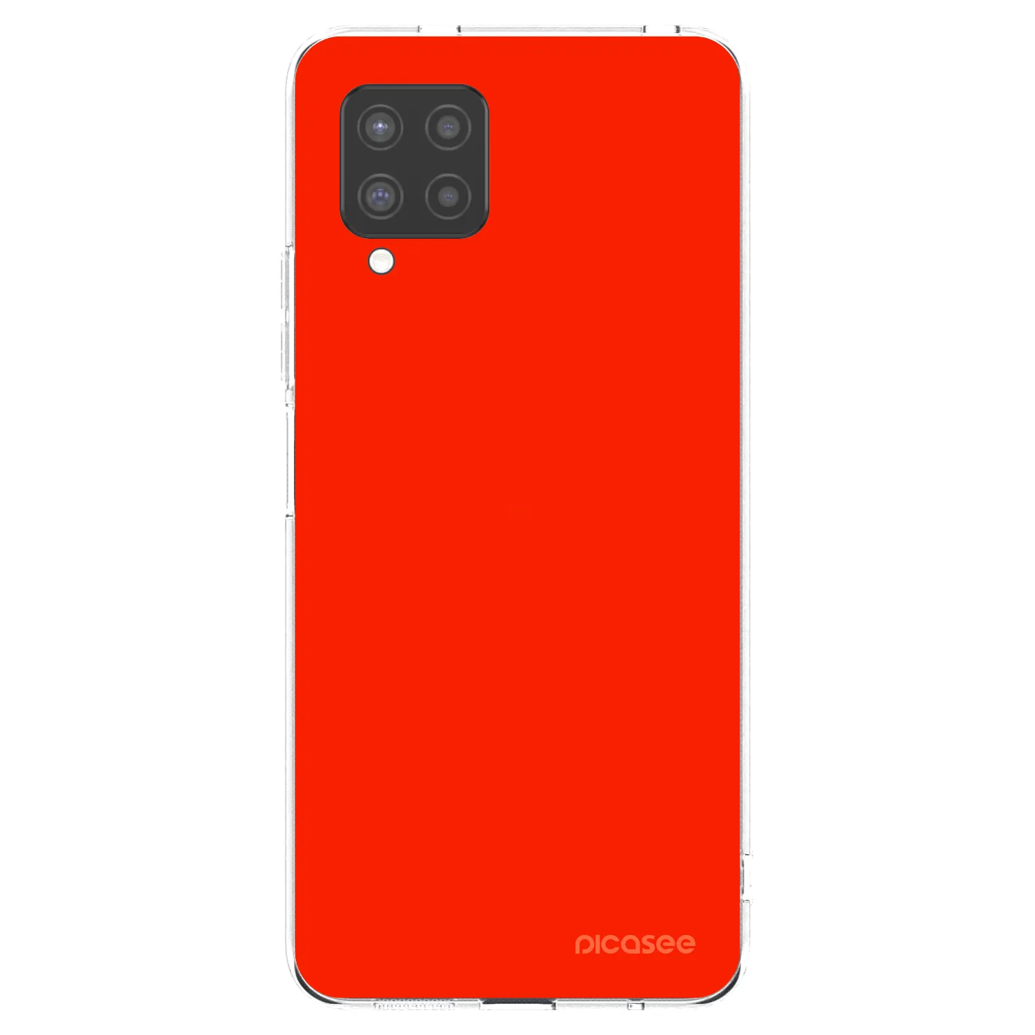 Picasee Samsung Galaxy A42 A426B Hülle - Transparentes Silikon - Maranello Red