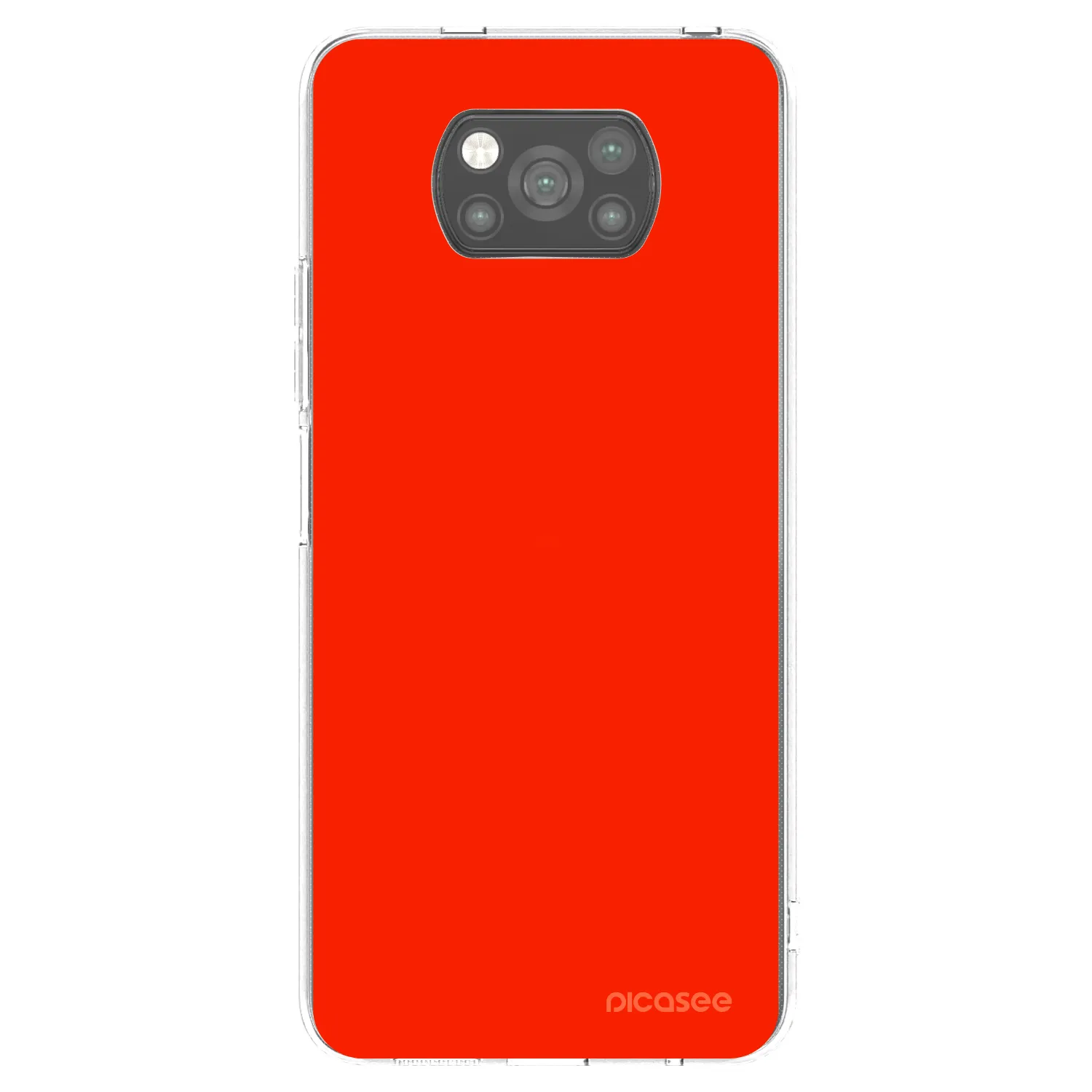 Picasee Xiaomi Poco X3 Pro Hülle - Schwarzes Silikon - Maranello Red