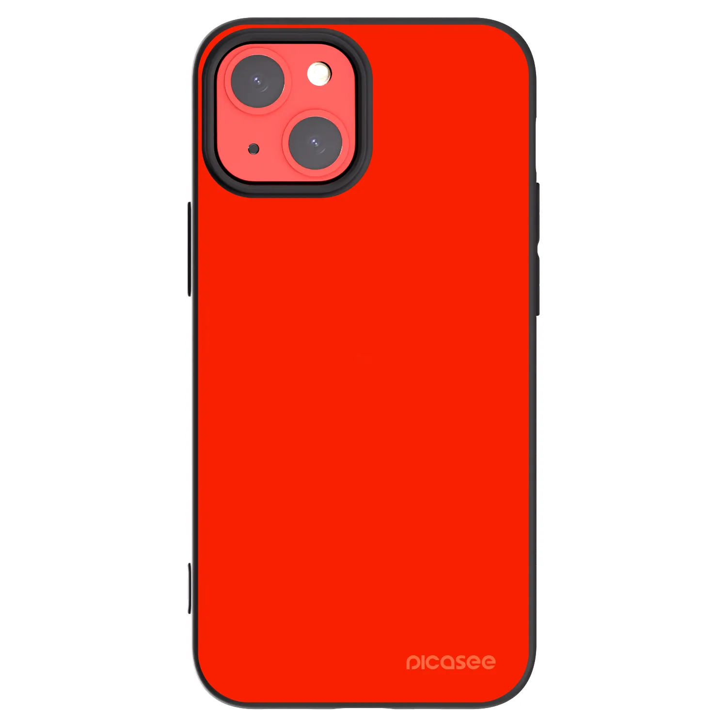 Picasee Apple iPhone 13 mini Hülle - Schwarzes Silikon - Maranello Red