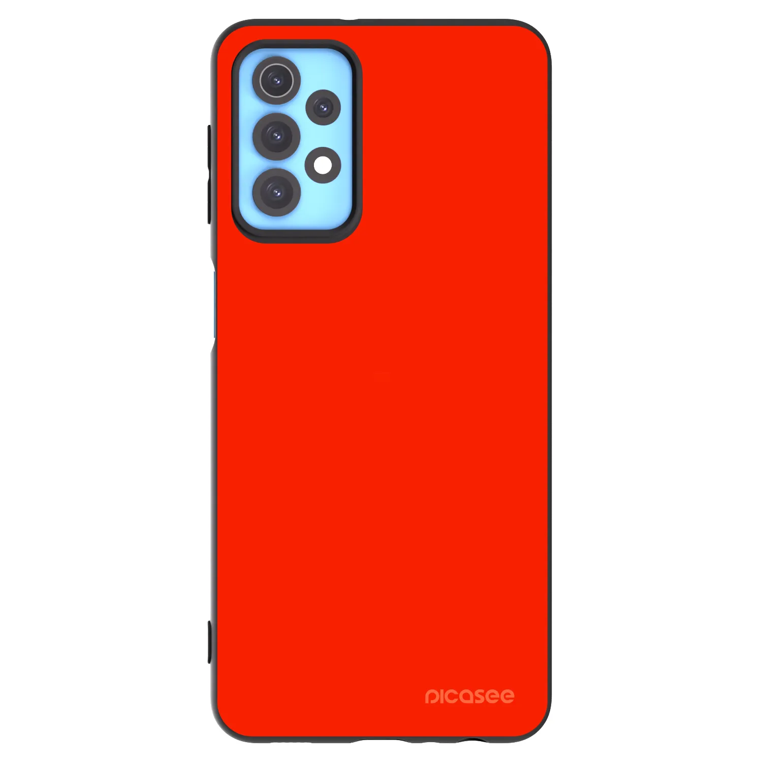 Picasee Samsung Galaxy A32 4G SM-A325F Hülle - Schwarzes Silikon - Maranello Red