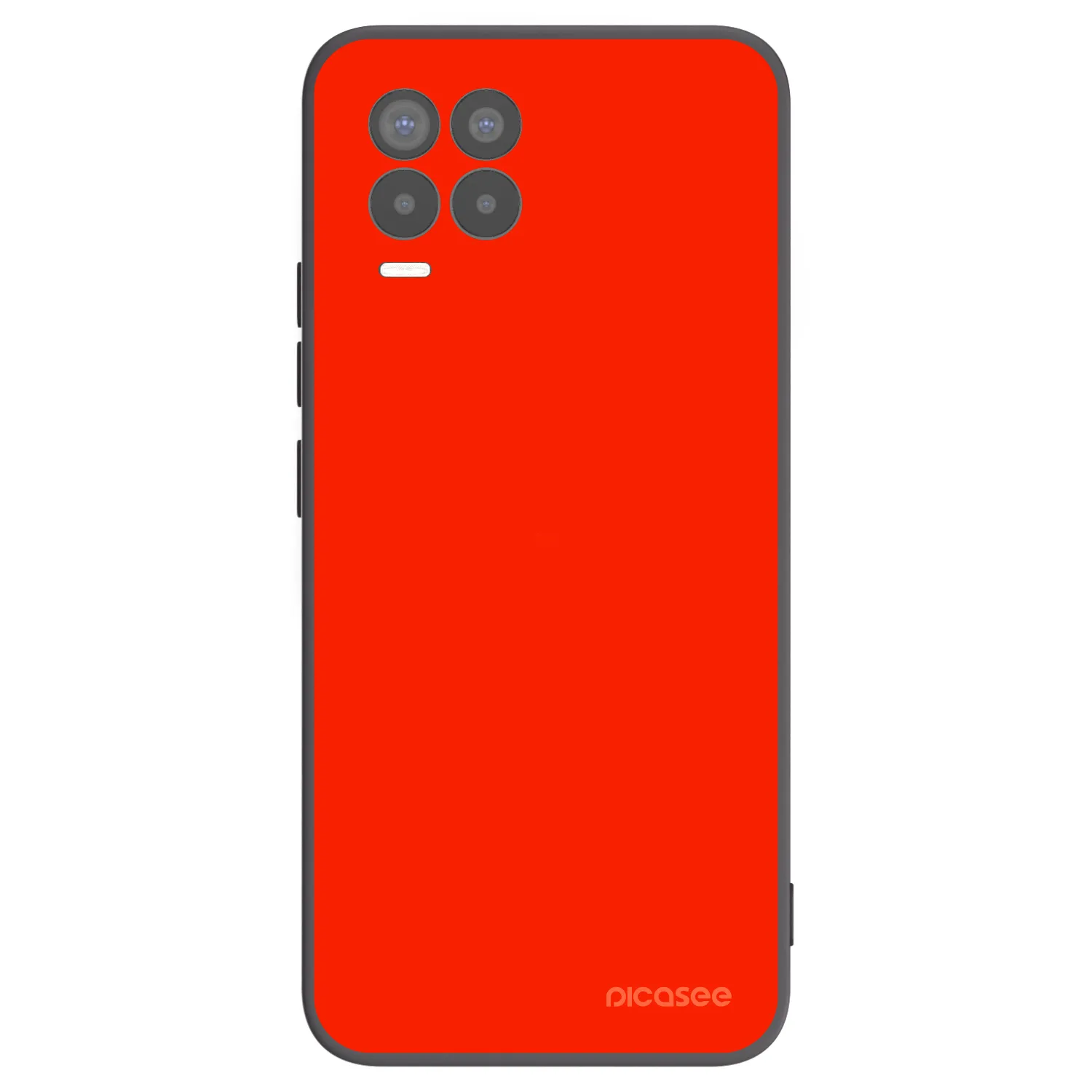 Picasee Realme 8 4G Hülle - Schwarzes Silikon - Maranello Red