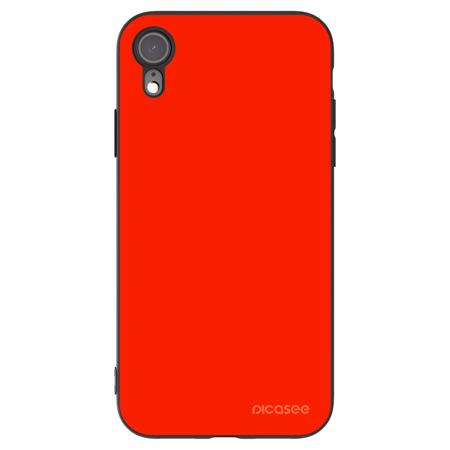 Picasee Apple iPhone XR Hülle - Schwarzes Silikon - Maranello Red