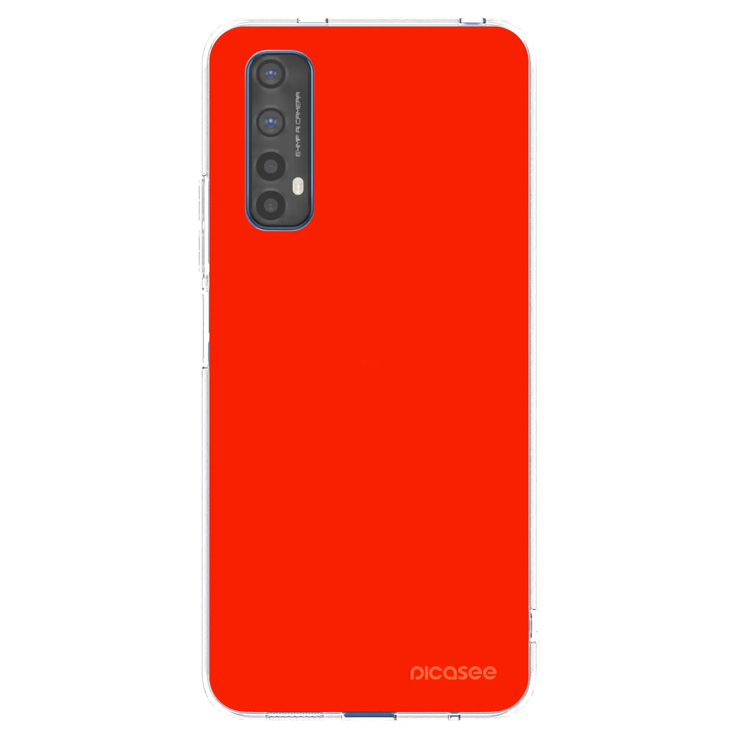Picasee Realme 7 Hülle - Transparentes Silikon - Maranello Red