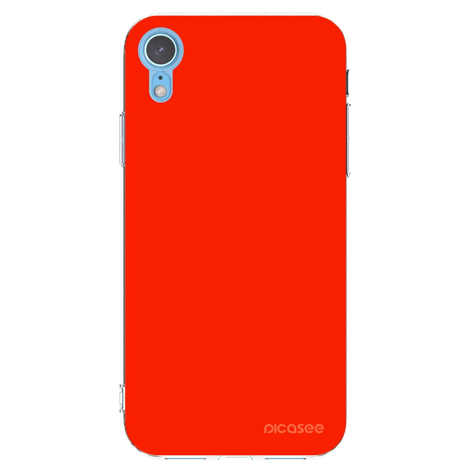 Picasee Apple iPhone XR Hülle - Transparentes Silikon - Maranello Red
