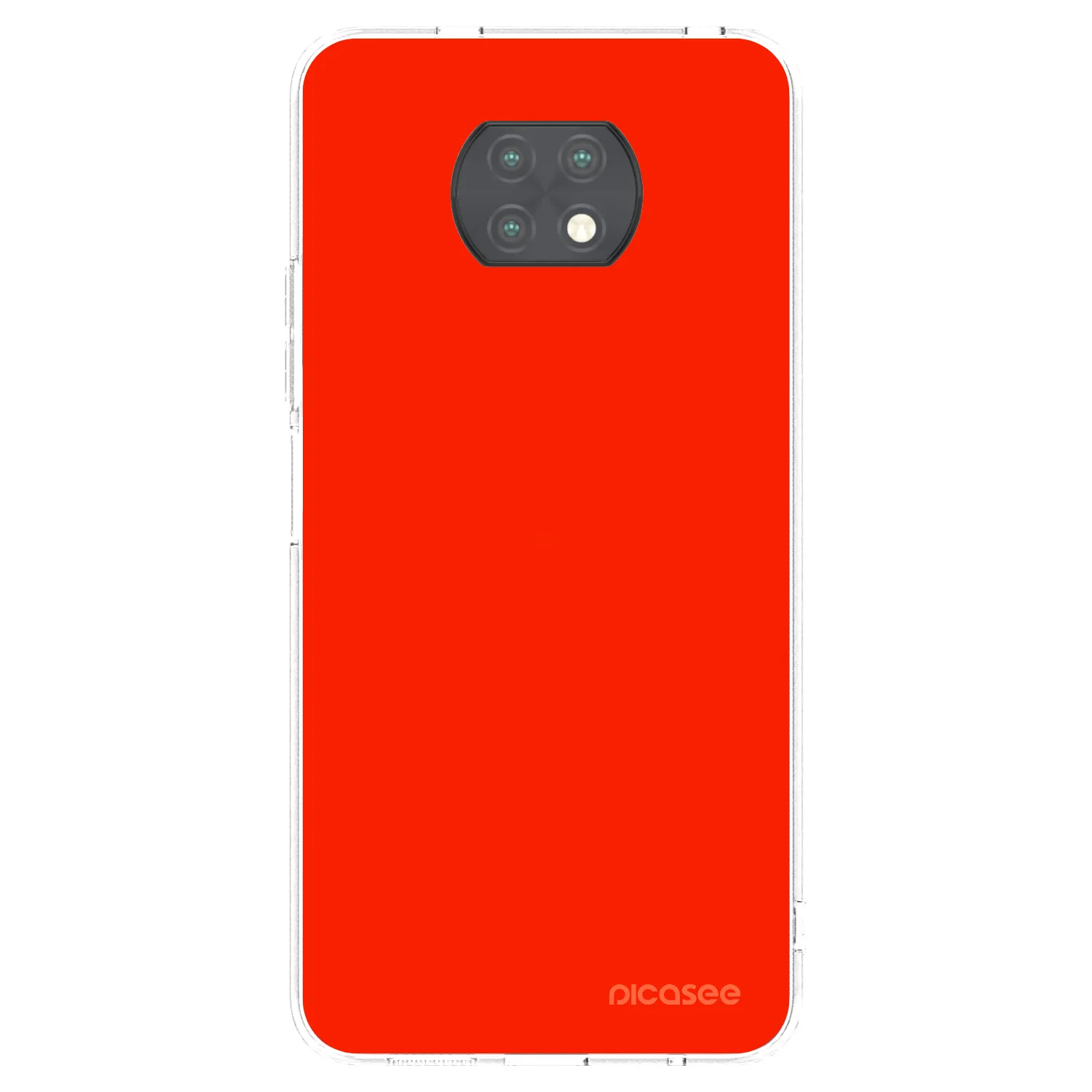 Picasee Xiaomi Redmi Note 9T Hülle - Transparentes Silikon - Maranello Red