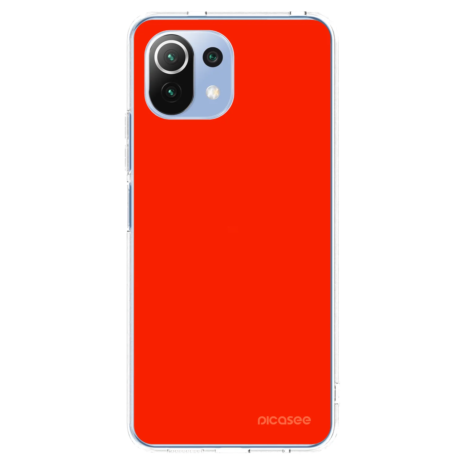 Picasee Xiaomi 11 Lite 5G NE Hülle - Transparentes Silikon - Maranello Red