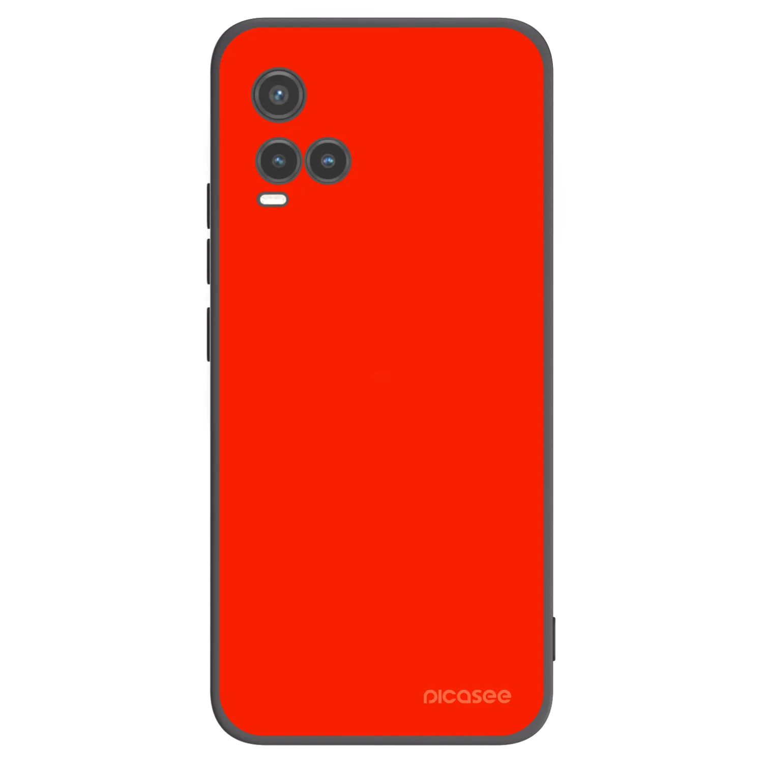 Picasee Vivo Y33s Hülle - Schwarzes Silikon - Maranello Red