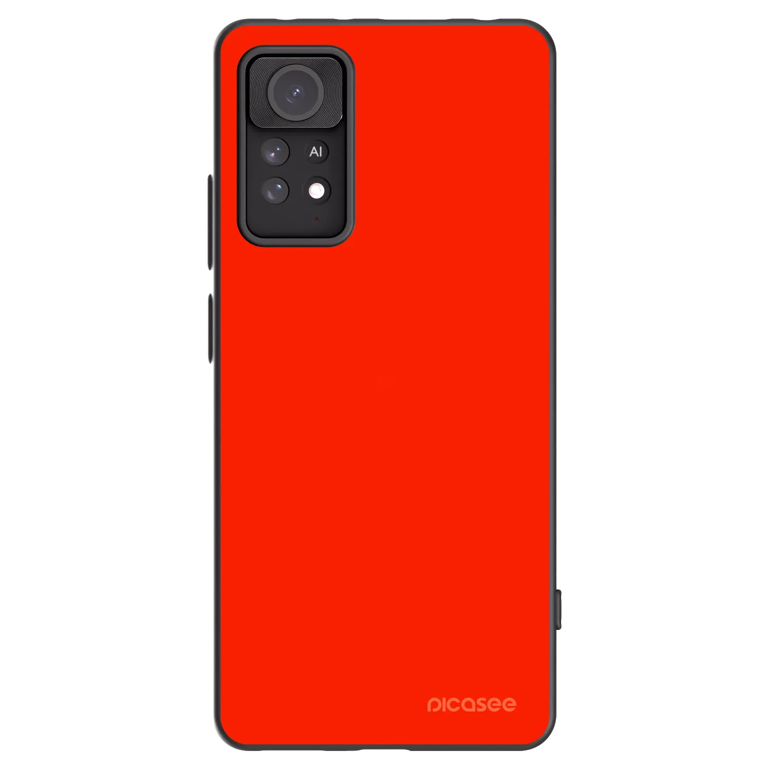 Picasee Xiaomi Redmi Note 11 Pro Hülle - Schwarzes Silikon - Maranello Red
