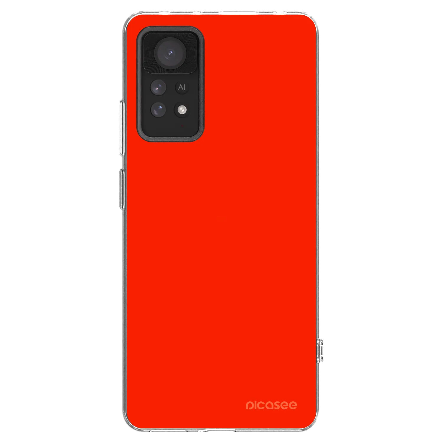 Picasee Xiaomi Redmi Note 11 Pro 5G Hülle - Transparentes Silikon - Maranello Red