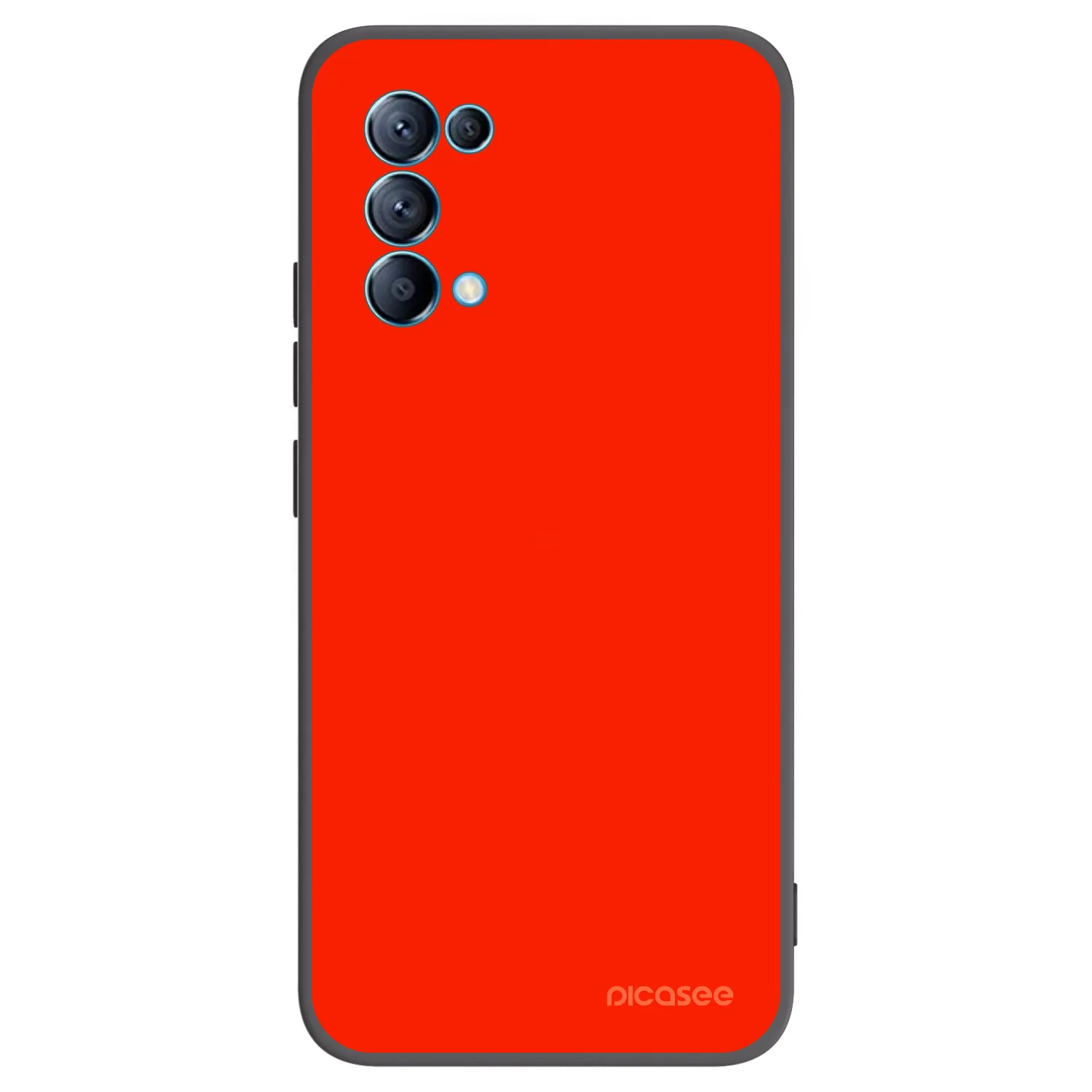 Picasee OPPO Reno 5 5G Hülle - Schwarzes Silikon - Maranello Red