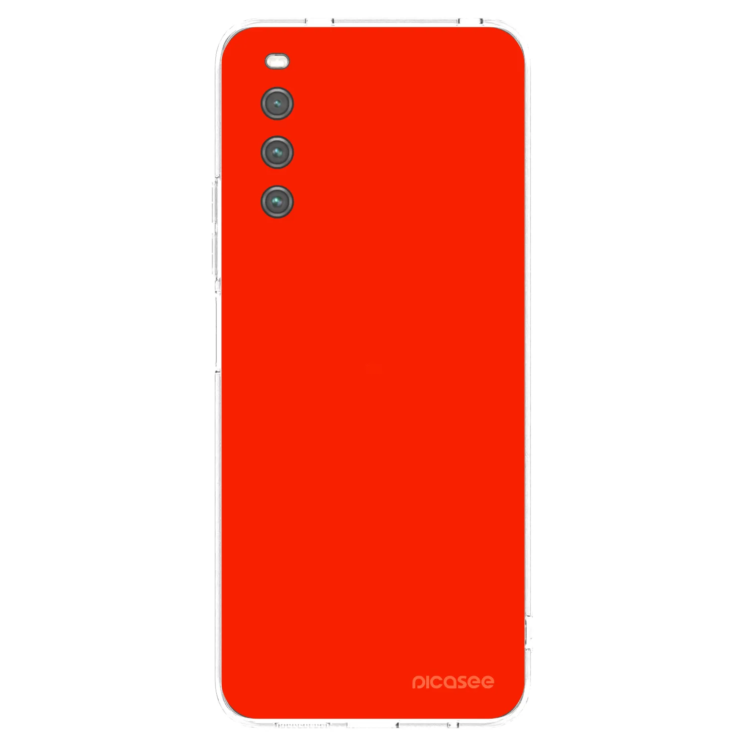 Picasee Sony Xperia 10 IV 5G Hülle - Transparentes Silikon - Maranello Red