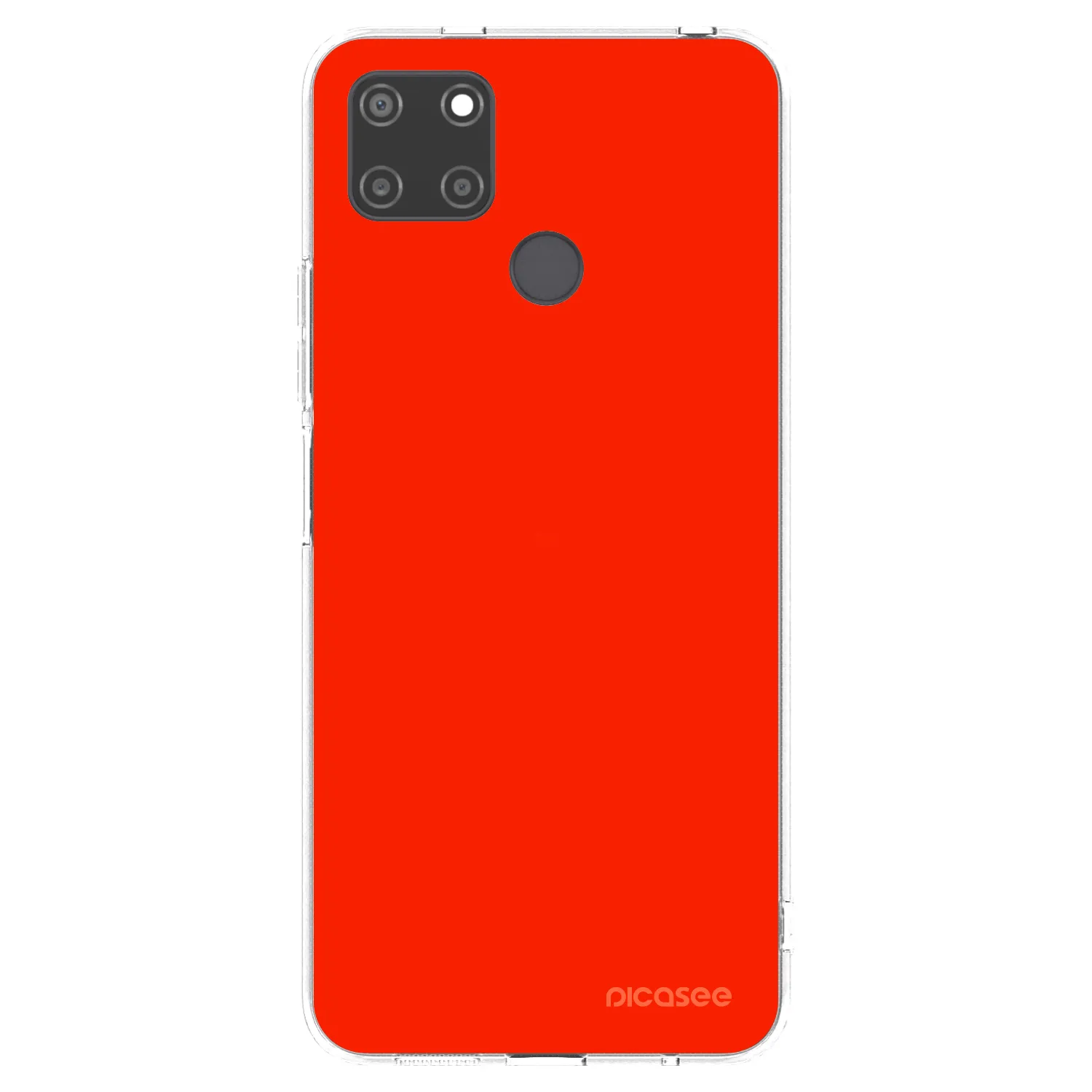 Picasee Realme C21Y Hülle - Transparentes Silikon - Maranello Red