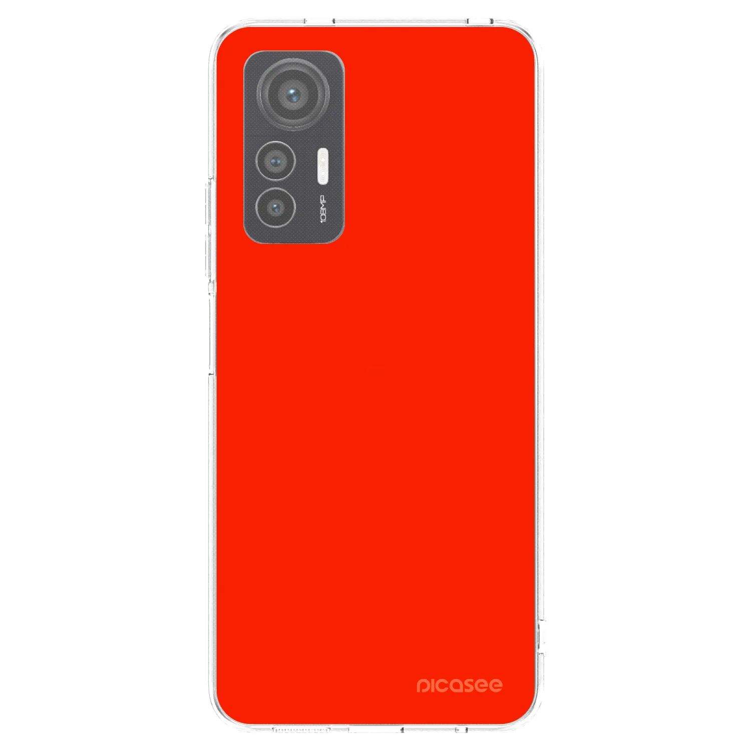 Picasee Xiaomi 12 Lite Hülle - Transparentes Silikon - Maranello Red