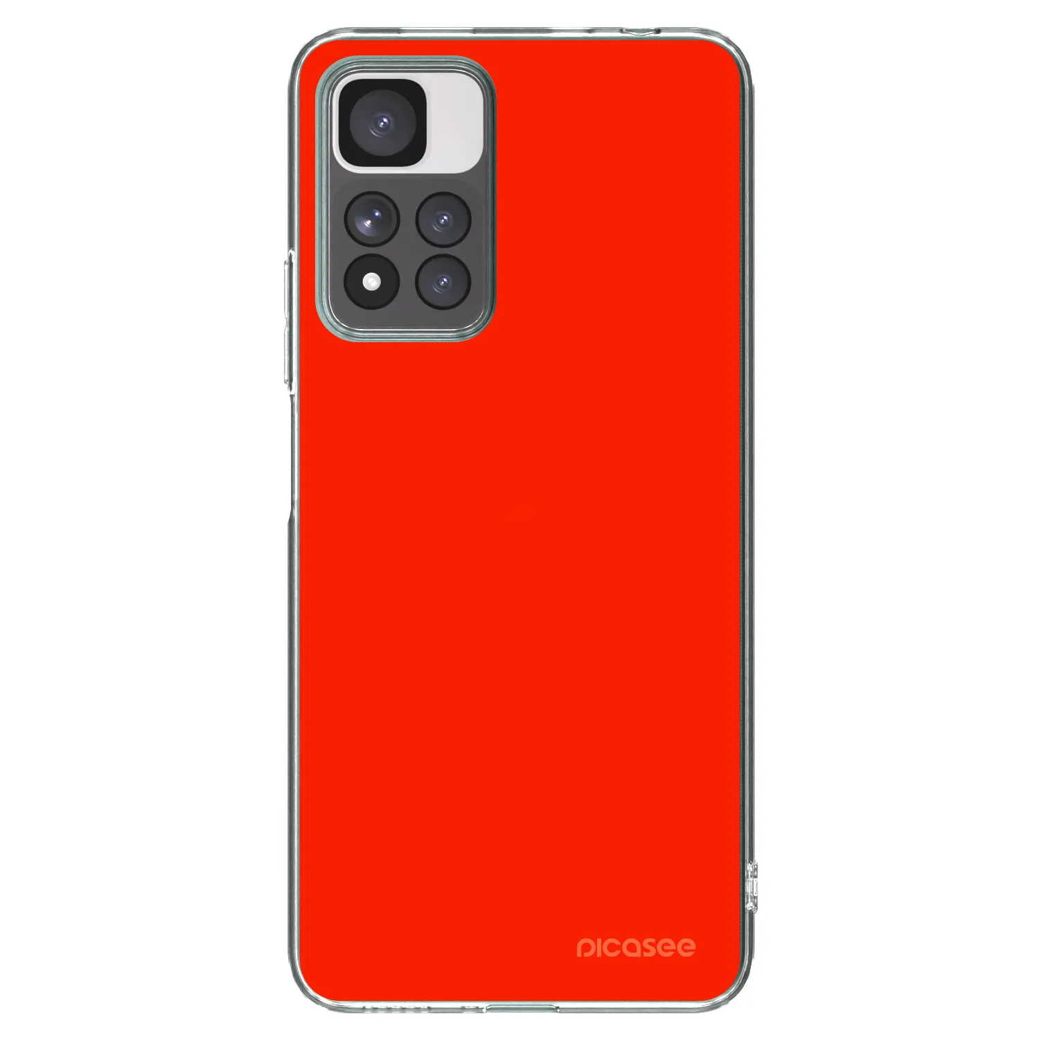 Picasee Xiaomi Redmi Note 11 Pro+ 5G Hülle - Transparentes Silikon - Maranello Red