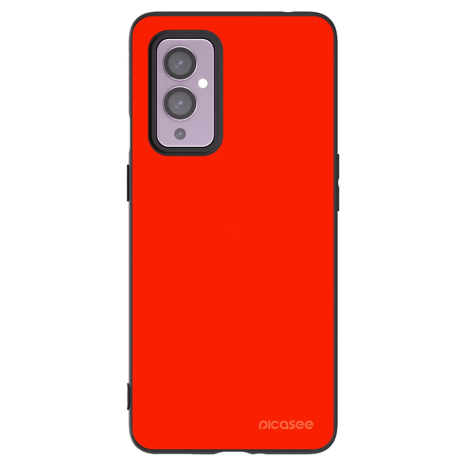 Picasee OnePlus 9 Hülle - Schwarzes Silikon - Maranello Red
