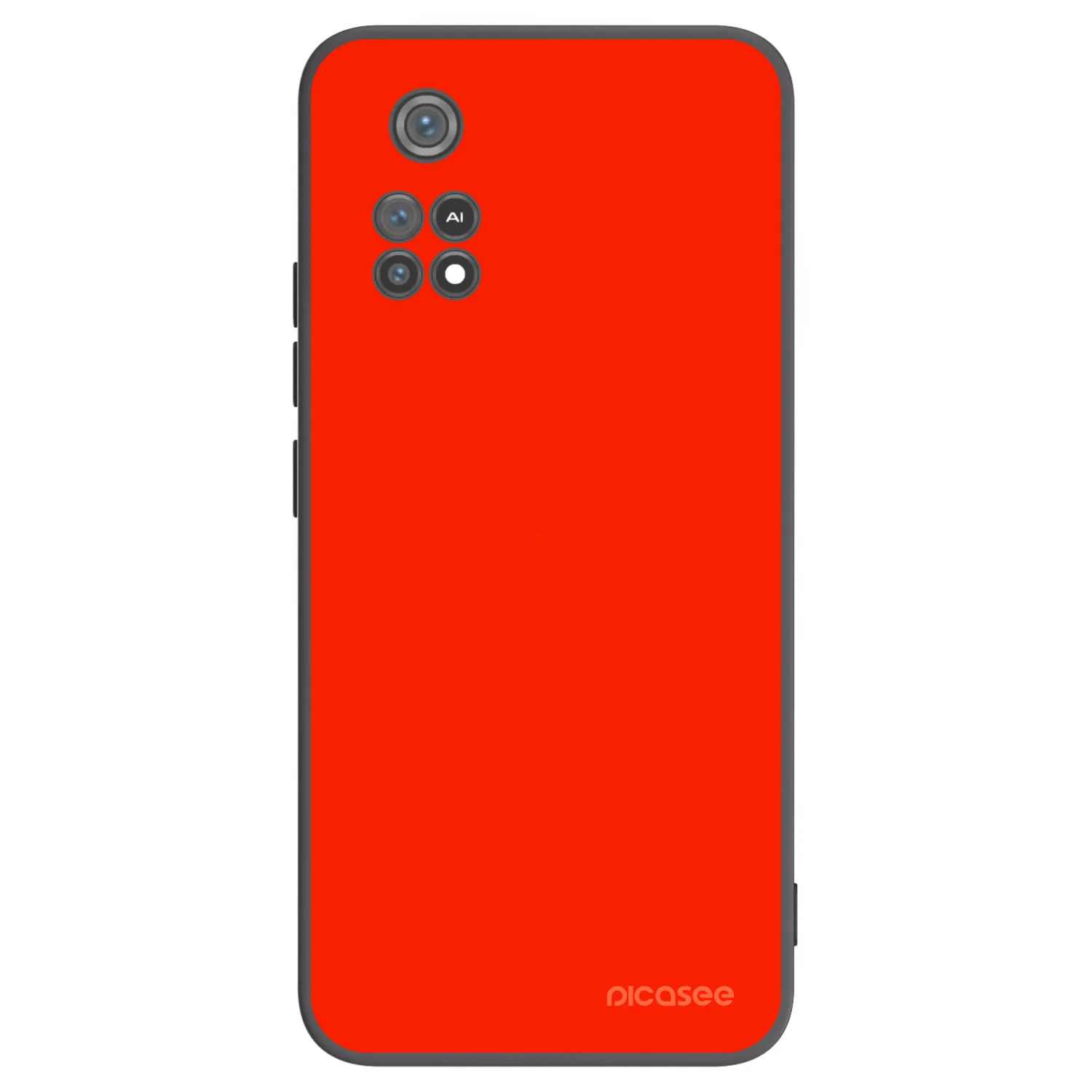 Picasee Xiaomi Poco M4 Pro Hülle - Schwarzes Silikon - Maranello Red