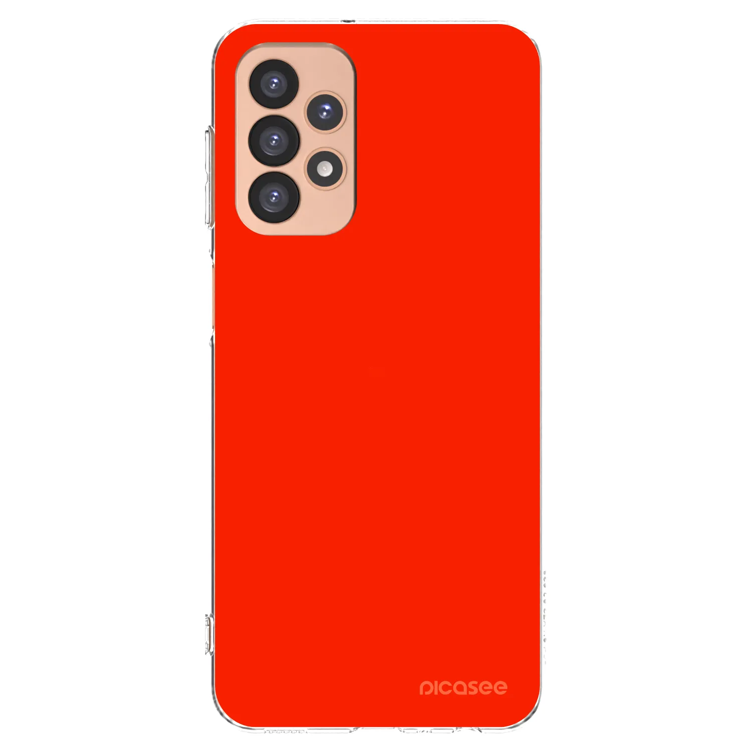Picasee Samsung Galaxy A23 A236B 5G Hülle - Transparentes Silikon - Maranello Red