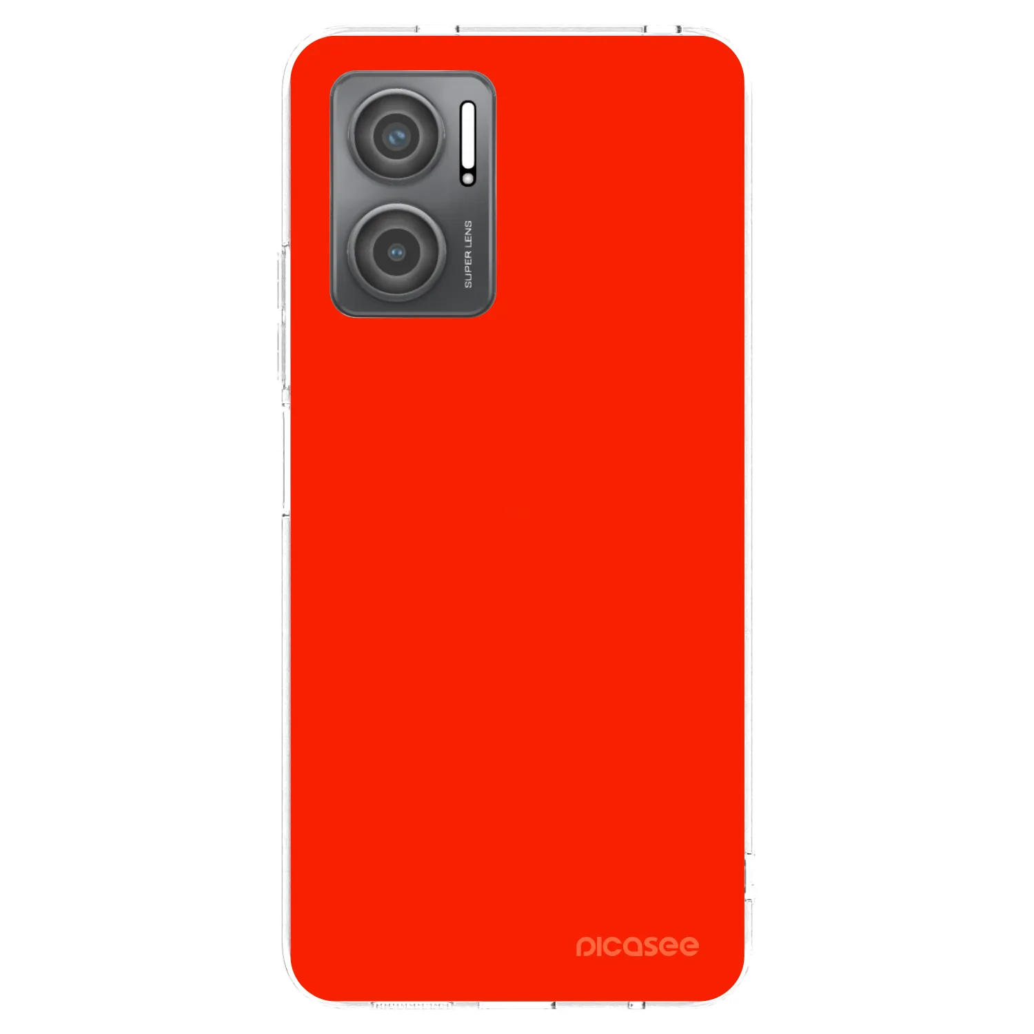 Picasee Xiaomi Redmi 10 5G Hülle - Transparentes Silikon - Maranello Red