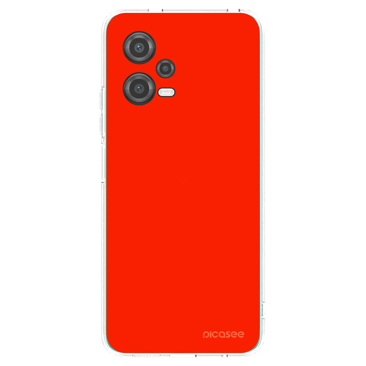 Picasee Xiaomi Poco X5 Hülle - Transparentes Silikon - Maranello Red