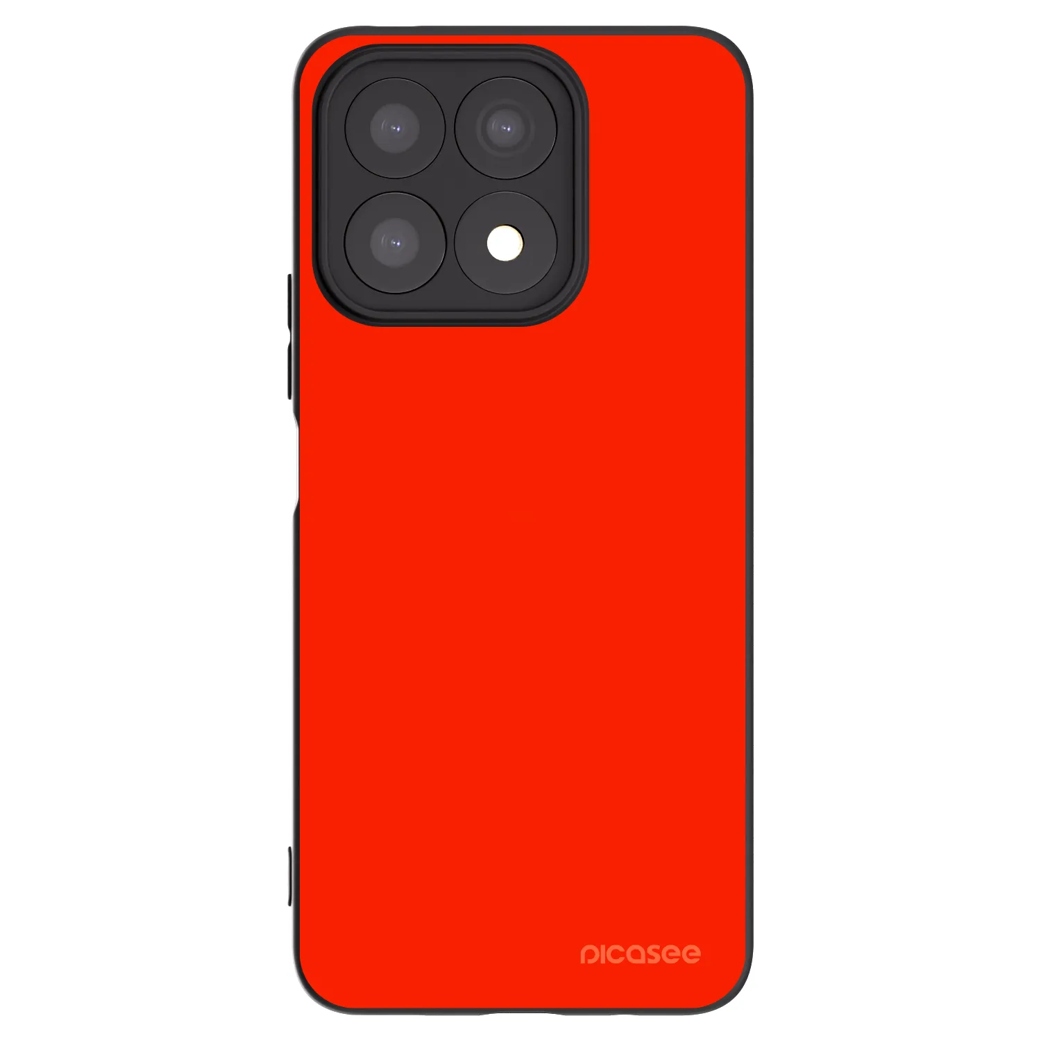 Picasee Honor X8a Hülle - Schwarzes Silikon - Maranello Red