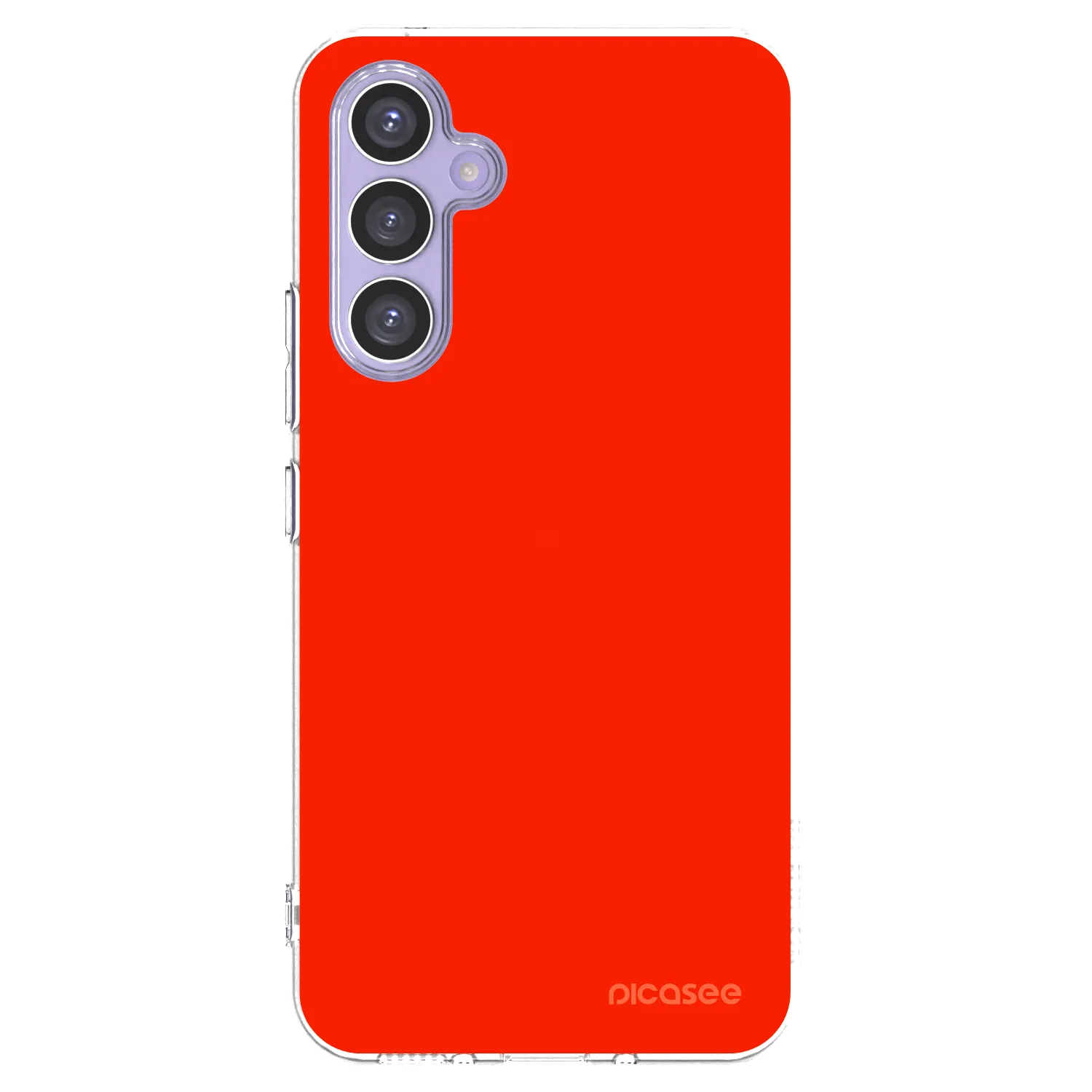 Picasee Samsung Galaxy A54 5G A546B Hülle - Transparentes Silikon - Maranello Red