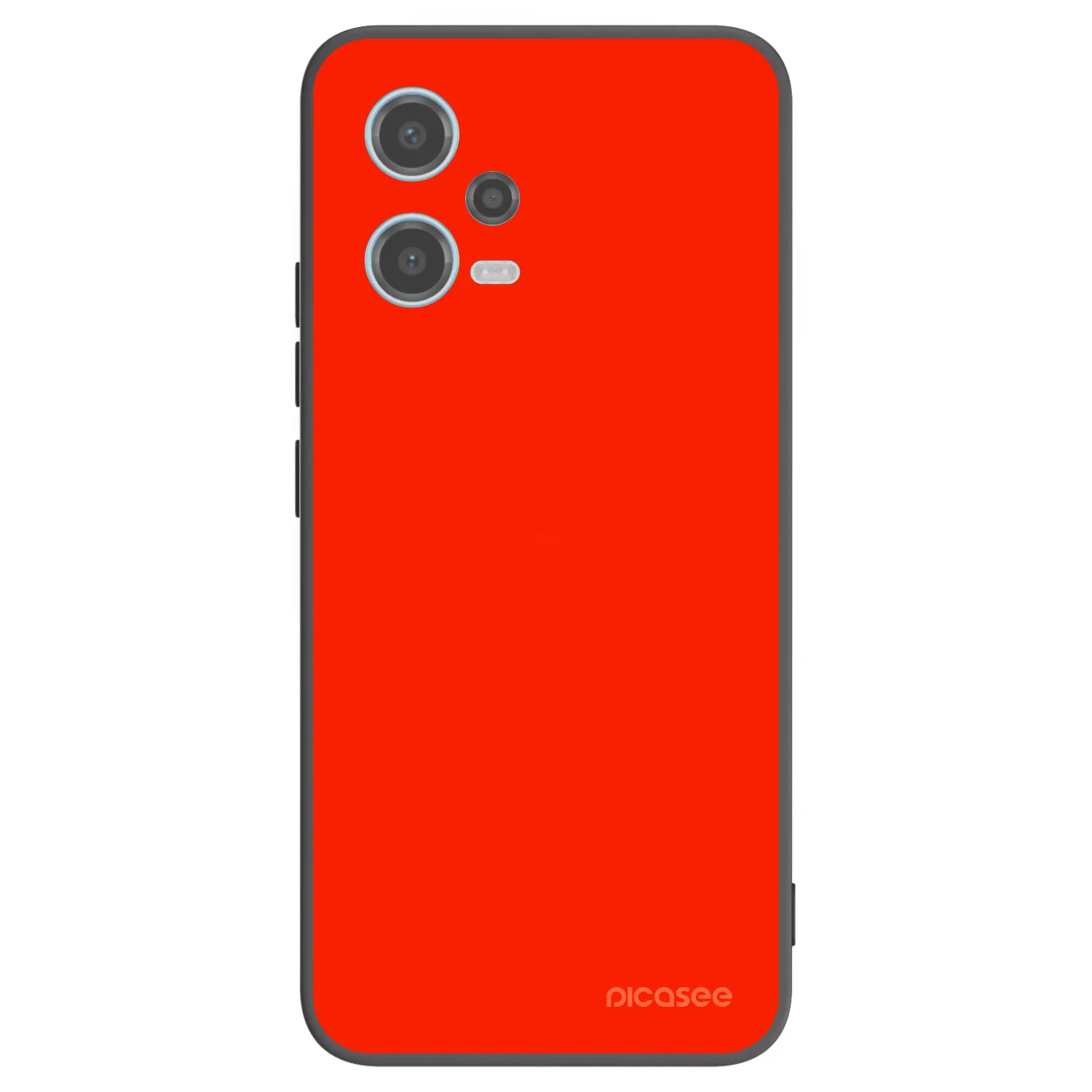 Picasee Xiaomi Redmi Note 12 5G Hülle - Schwarzes Silikon - Maranello Red