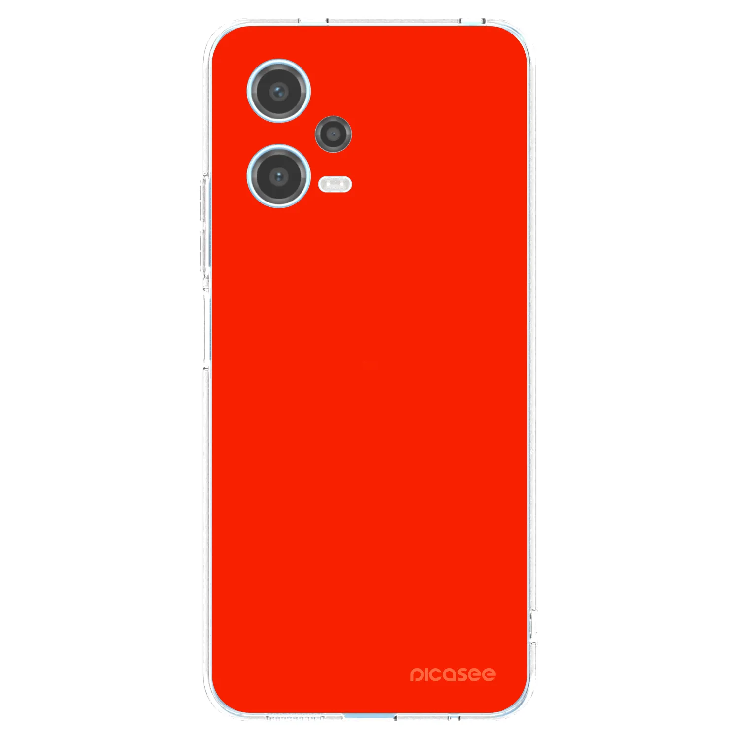Picasee Xiaomi Redmi Note 12 5G Hülle - Transparentes Silikon - Maranello Red