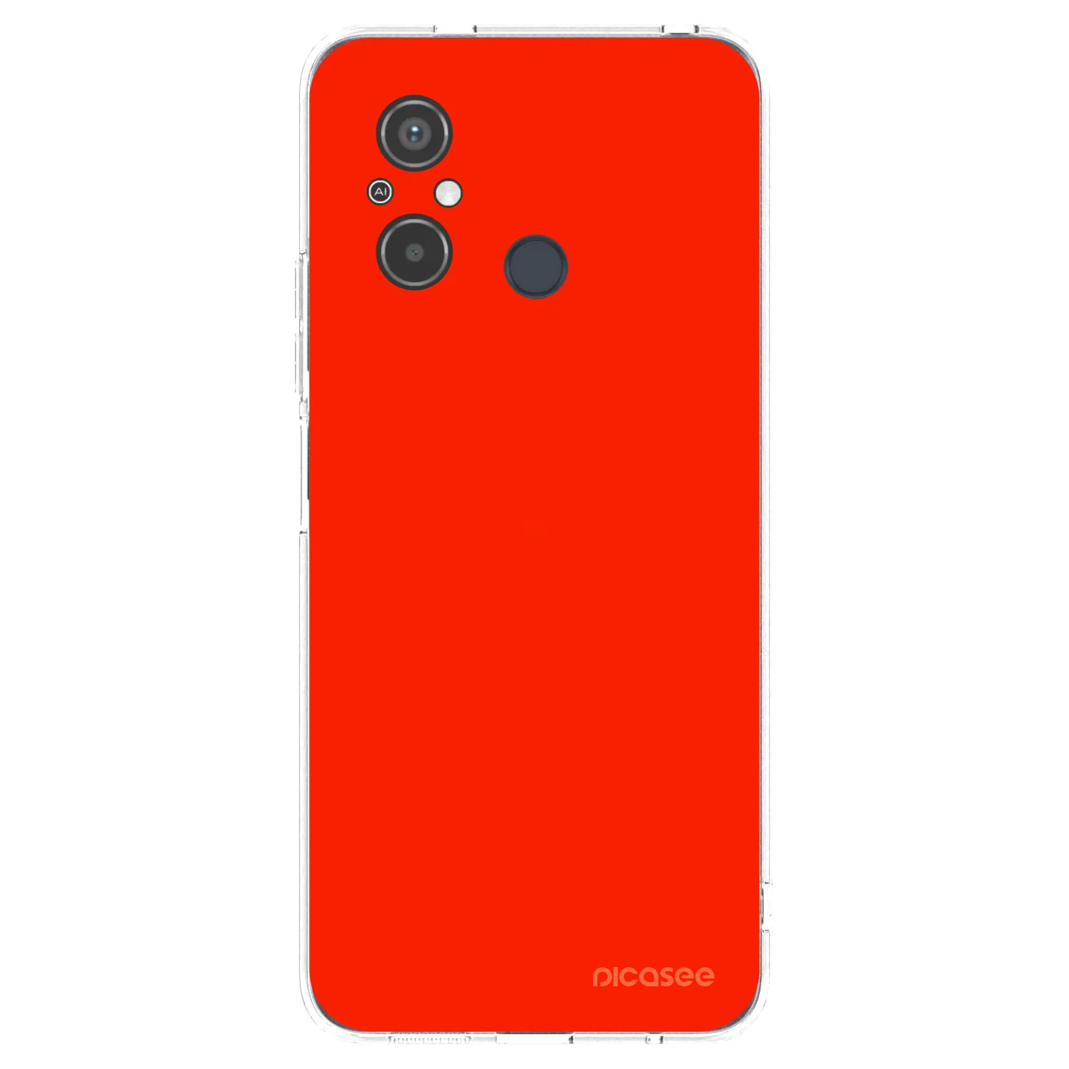 Picasee Xiaomi Redmi 12C Hülle - Transparentes Silikon - Maranello Red