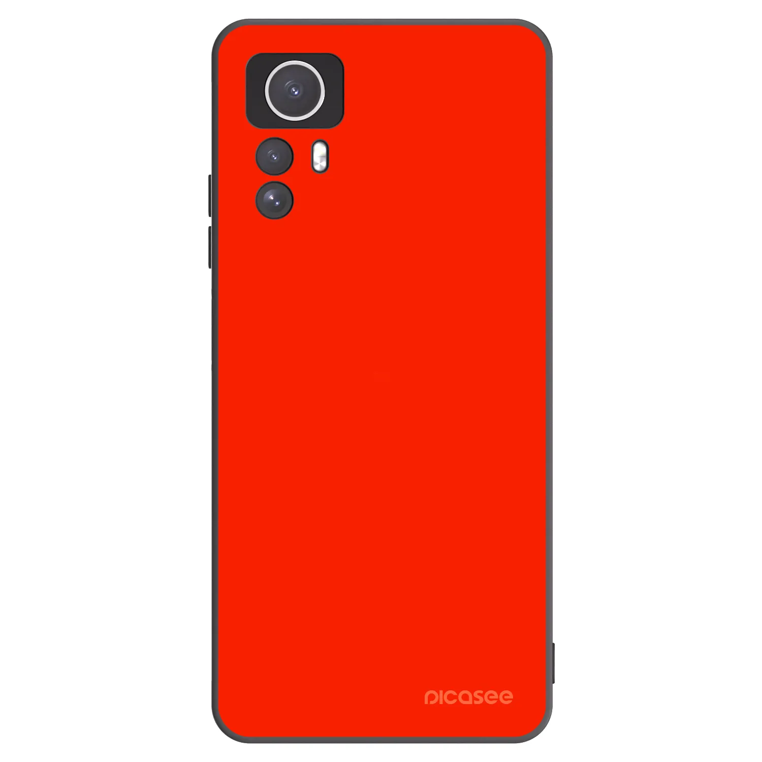 Picasee Xiaomi Redmi Note 12S Hülle - Schwarzes Silikon - Maranello Red