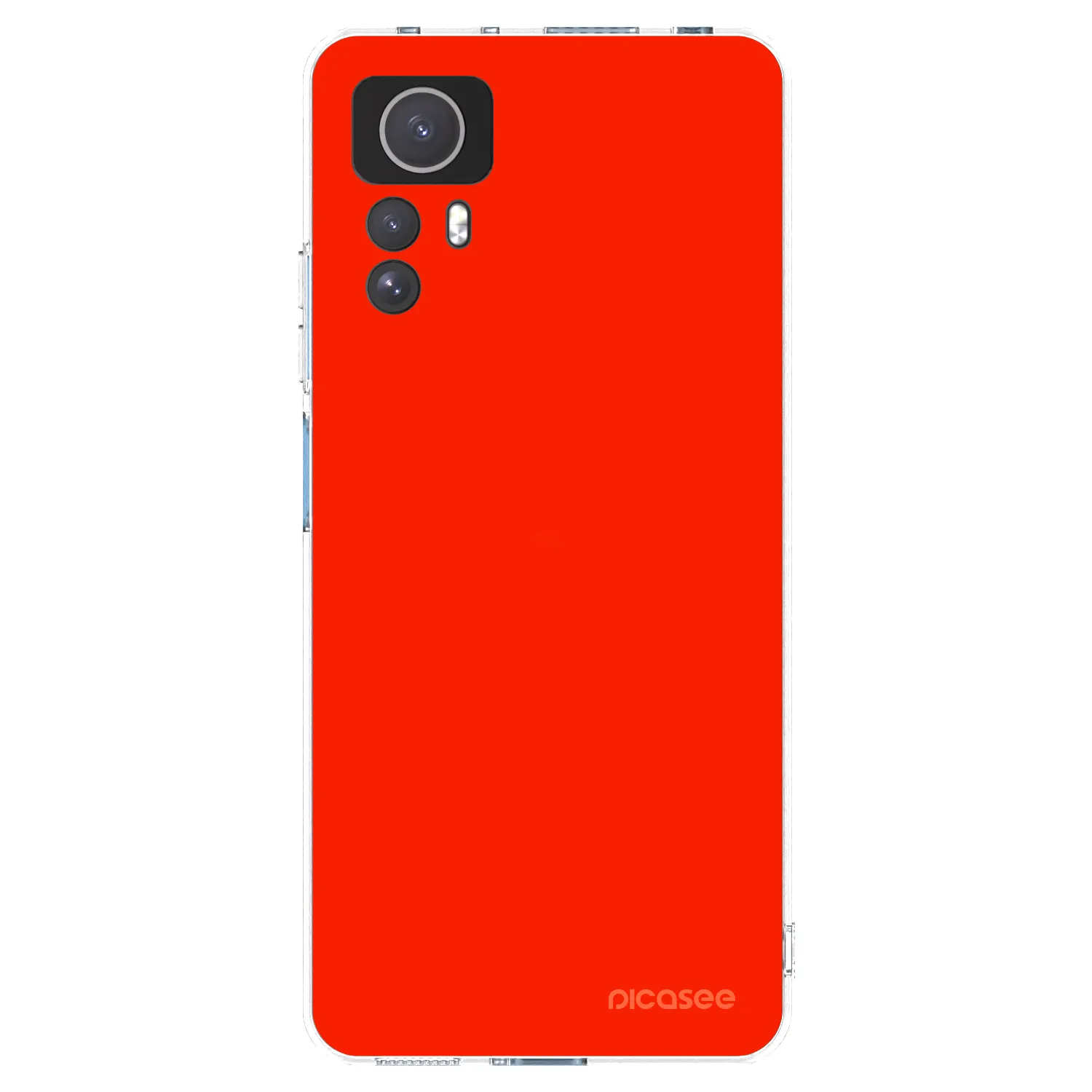 Picasee Xiaomi Redmi Note 12S Hülle - Transparentes Silikon - Maranello Red