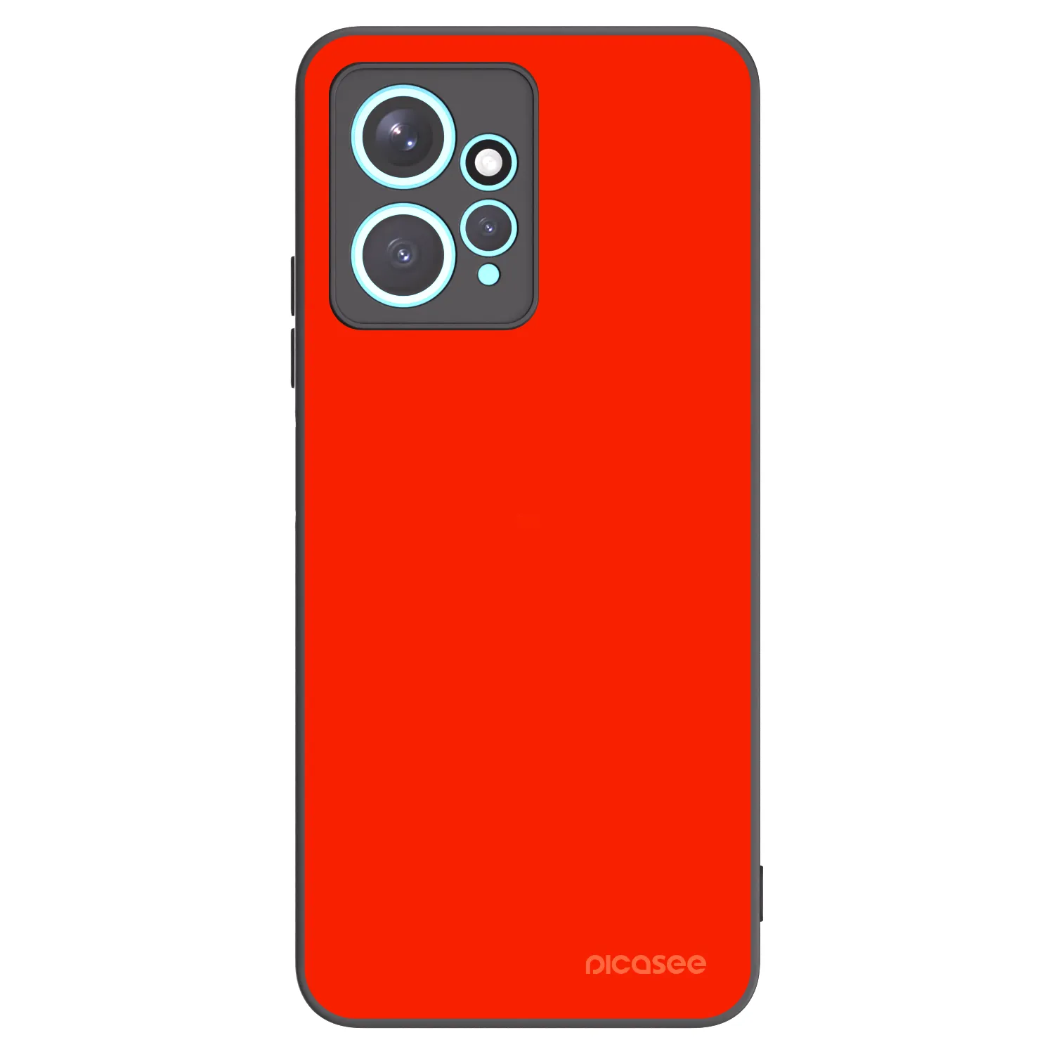 Picasee Xiaomi Redmi Note 12 4G Hülle - Schwarzes Silikon - Maranello Red