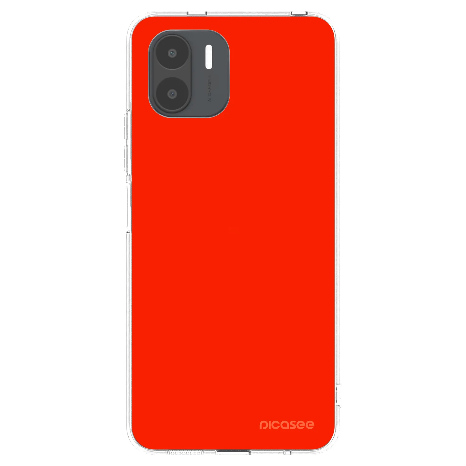 Picasee Xiaomi Redmi A2 Hülle - Transparentes Silikon - Maranello Red