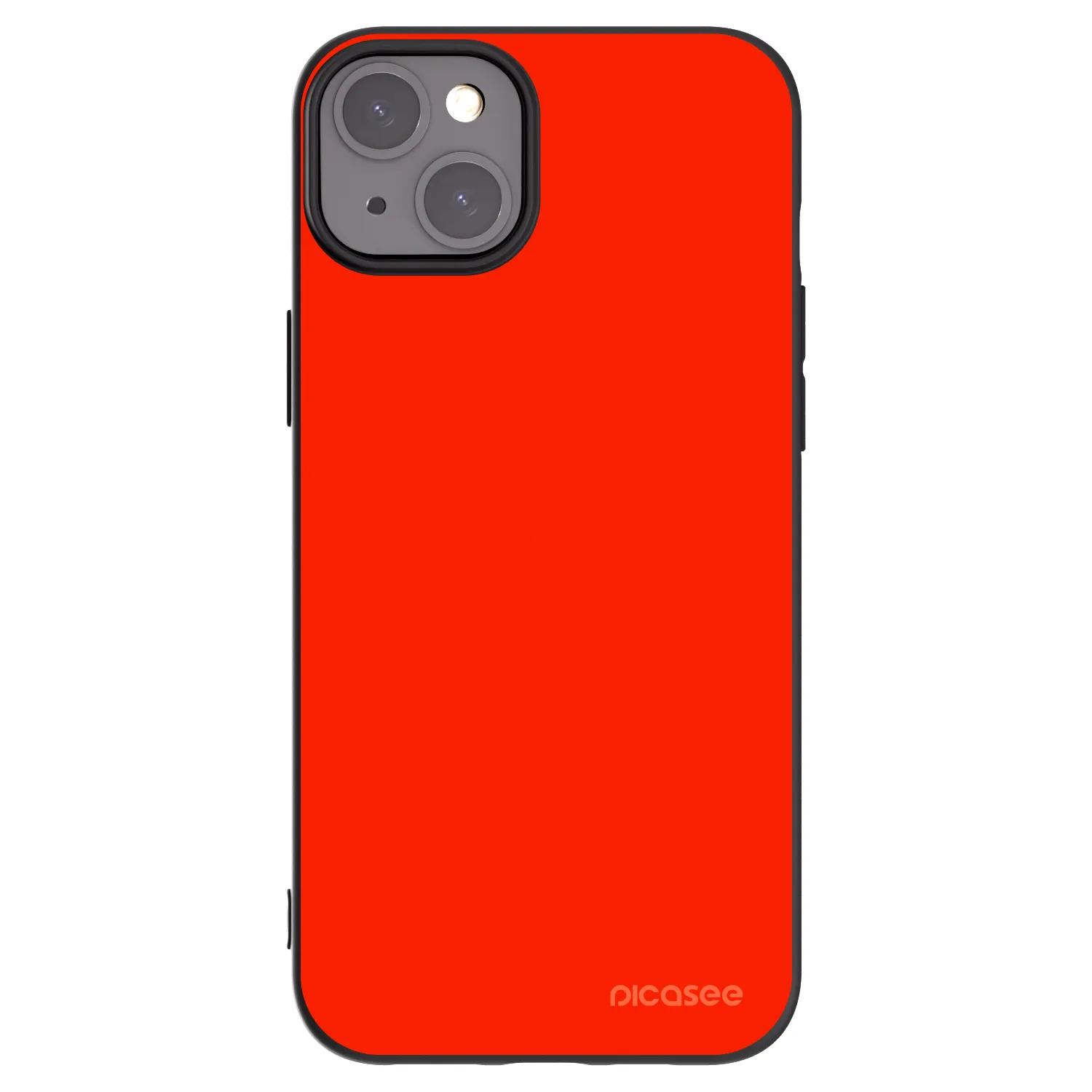 Picasee Apple iPhone 15 Plus Hülle - Schwarzes Silikon - Maranello Red