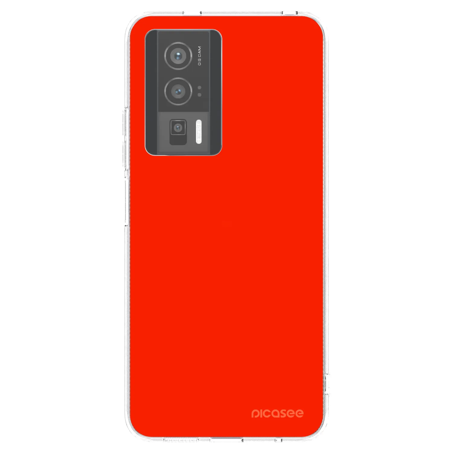 Picasee Xiaomi Poco F5 Pro 5G Hülle - Transparentes Silikon - Maranello Red