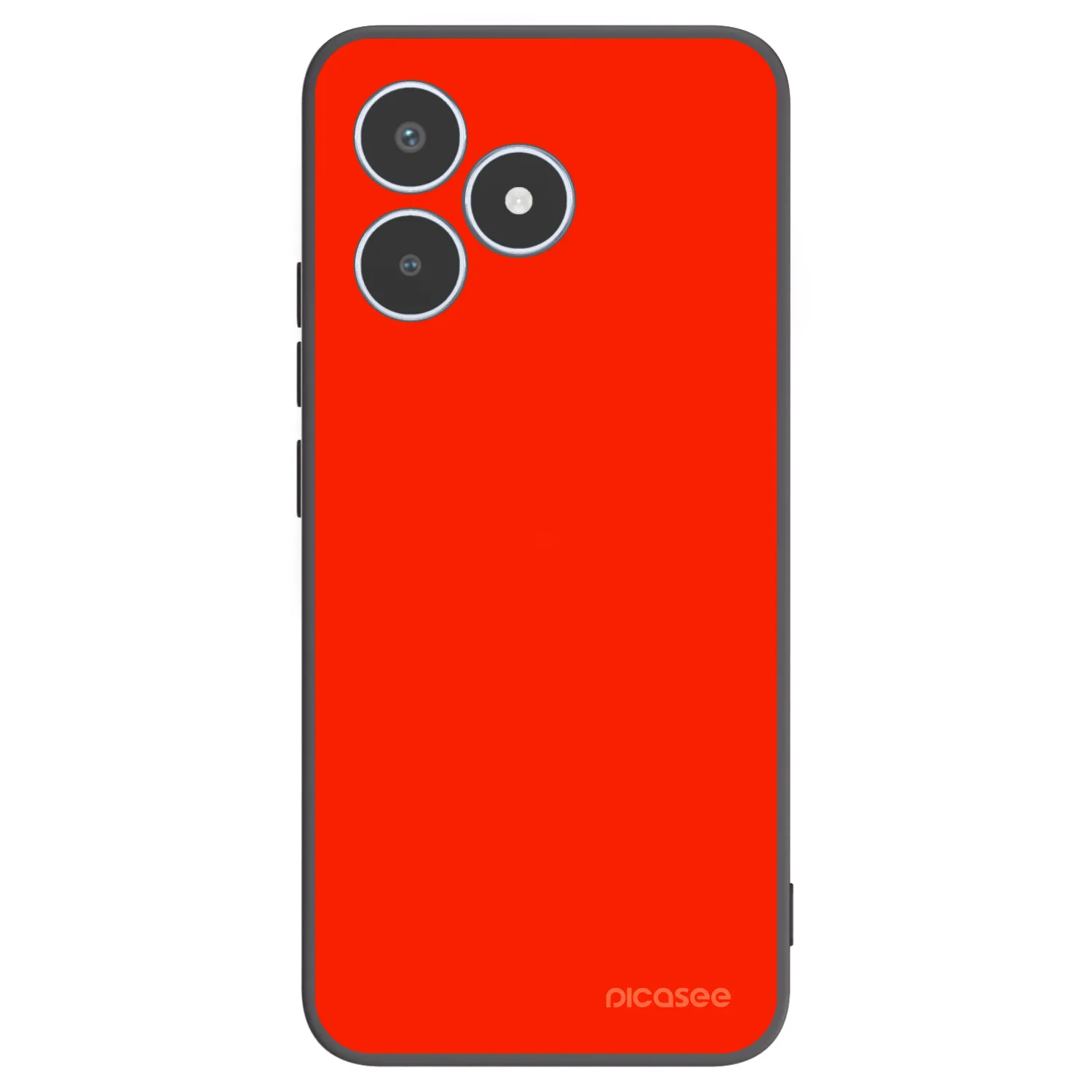 Picasee Realme C53 Hülle - Schwarzes Silikon - Maranello Red