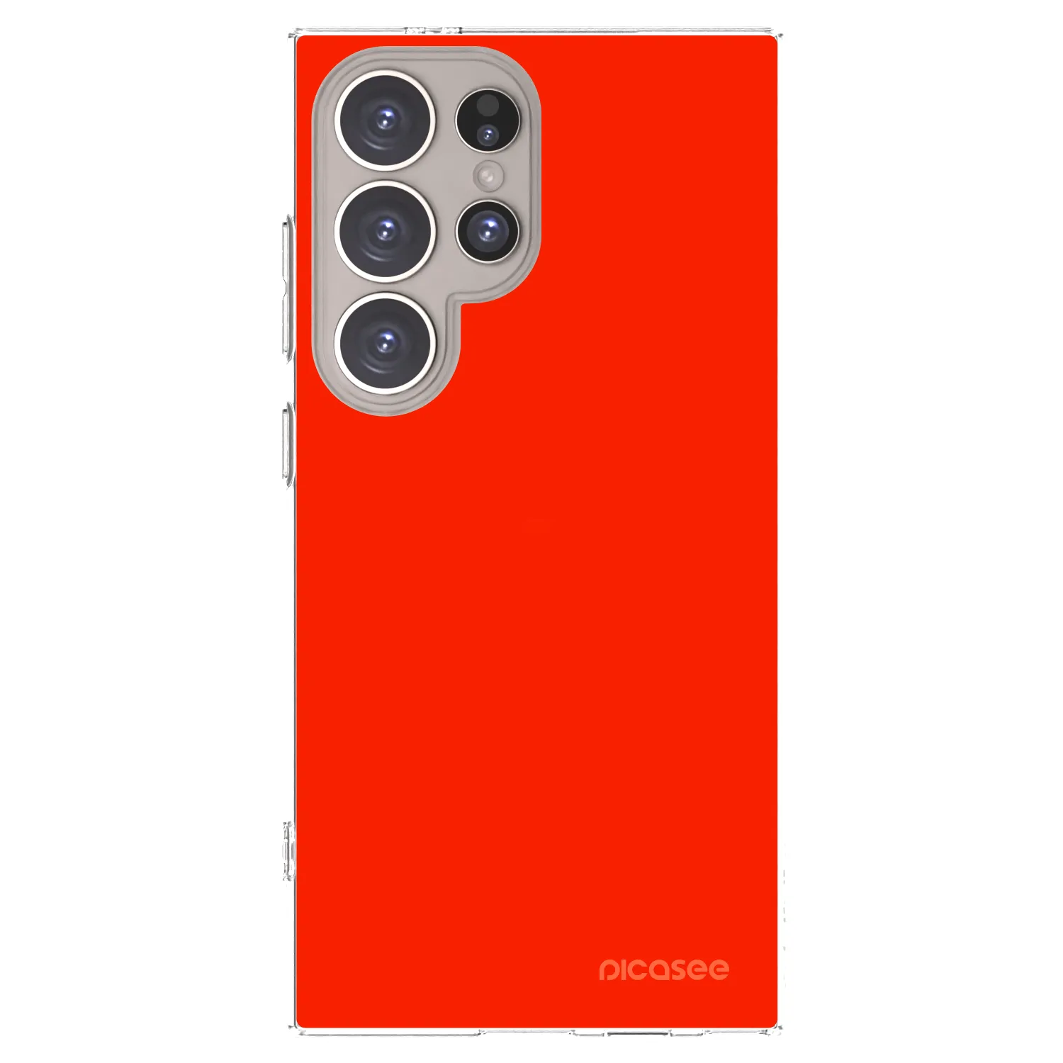 Picasee Samsung Galaxy S24 Ultra S928B 5G Hülle - Transparentes Silikon - Maranello Red