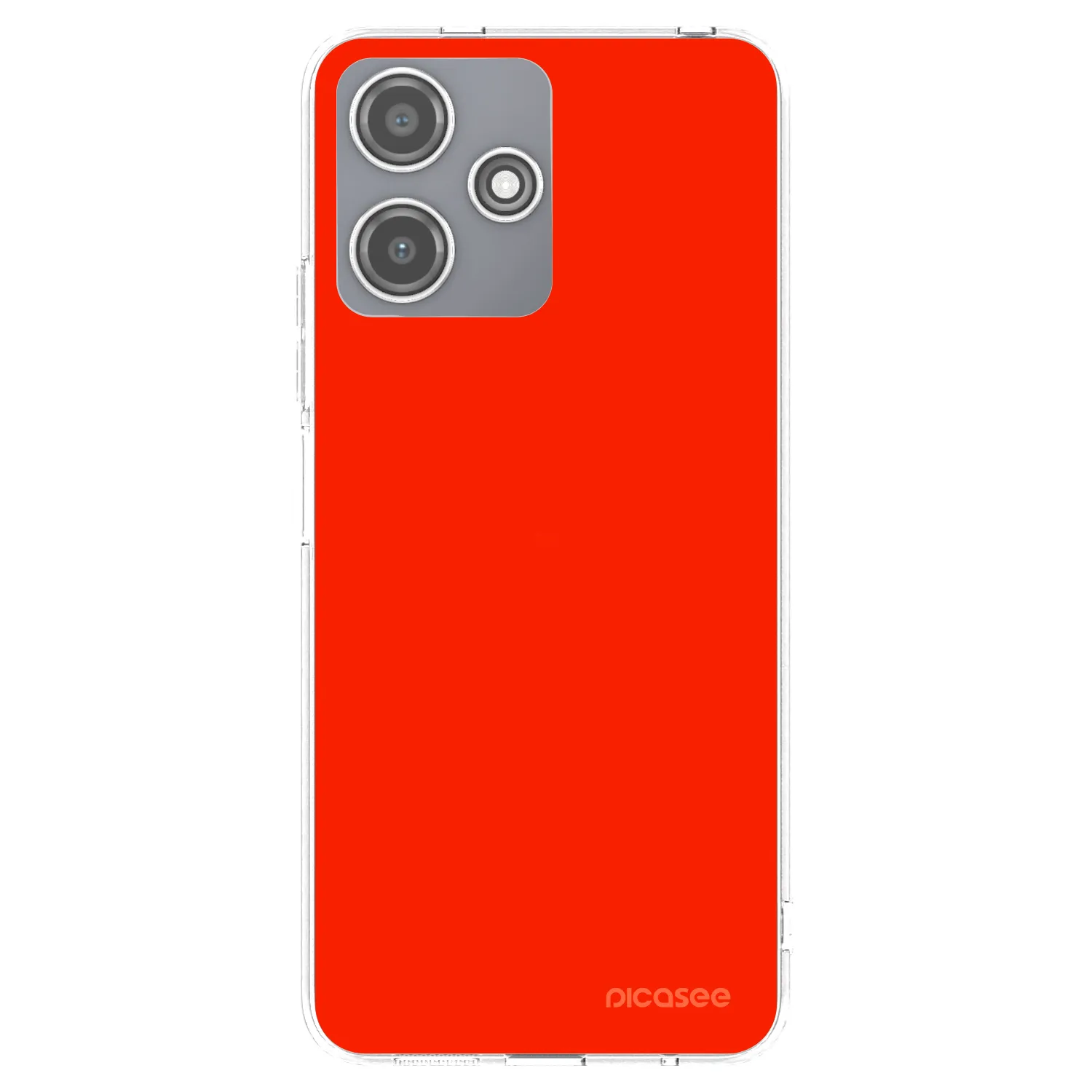 Picasee Xiaomi Redmi 12 5G Hülle - Transparentes Silikon - Maranello Red