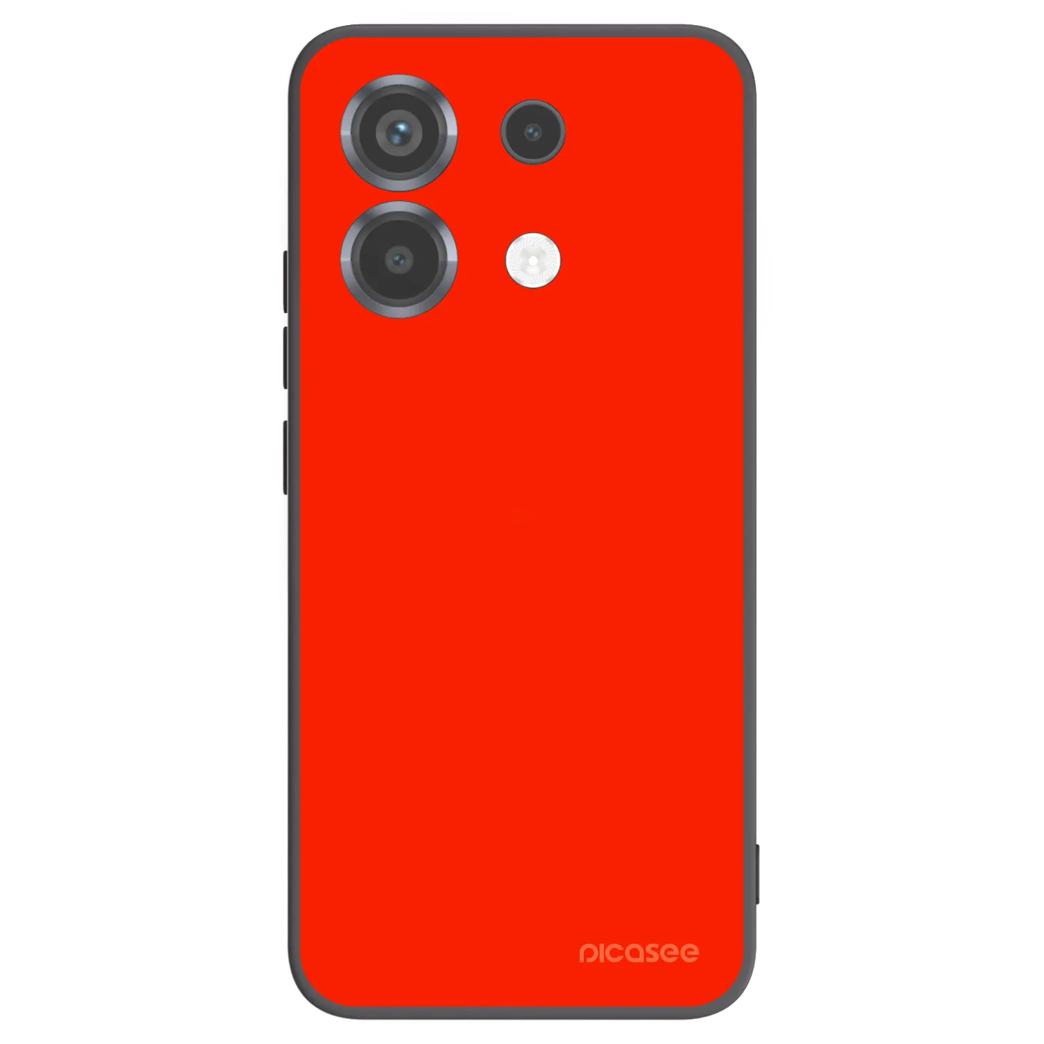 Picasee Xiaomi Poco X6 Hülle - Schwarzes Silikon - Maranello Red