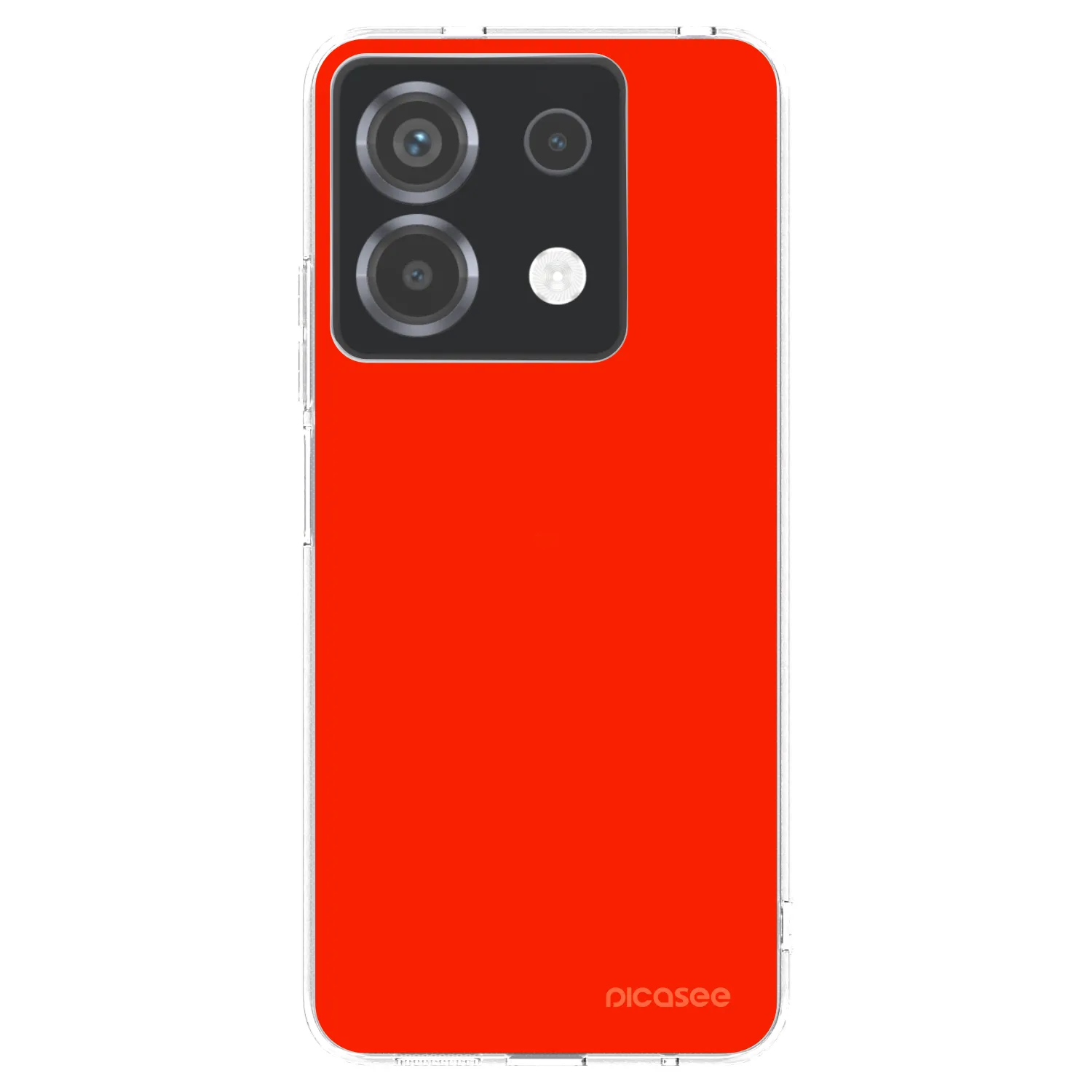 Picasee Xiaomi Poco X6 Hülle - Transparentes Silikon - Maranello Red