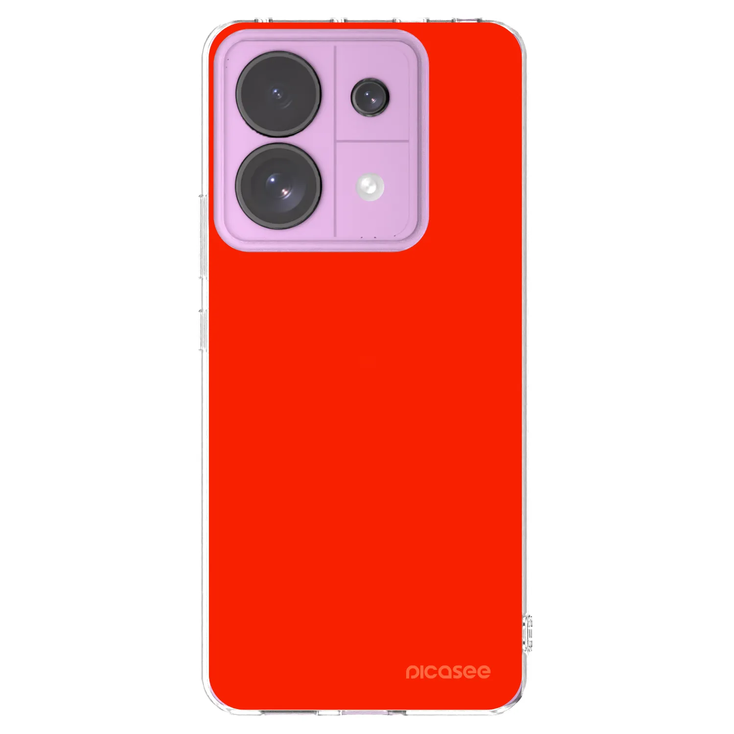 Picasee Xiaomi Redmi Note 13 Pro 5G Hülle - Transparentes Silikon - Maranello Red