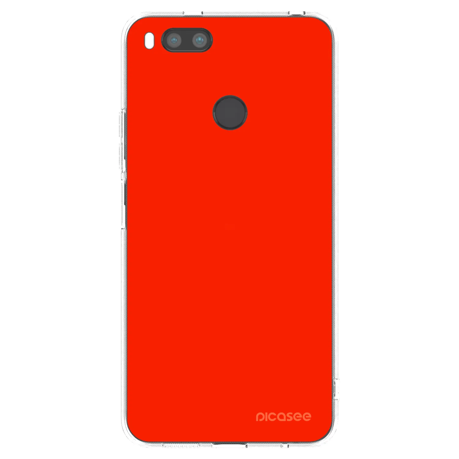 Picasee Xiaomi Redmi Note 11S 5G Hülle - Transparentes Silikon - Maranello Red