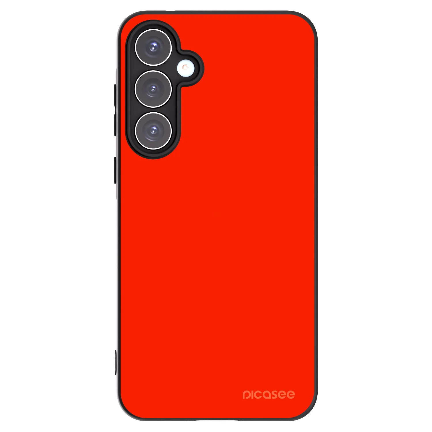 Picasee Samsung Galaxy A55 5G A556B Hülle - Schwarzes Silikon - Maranello Red