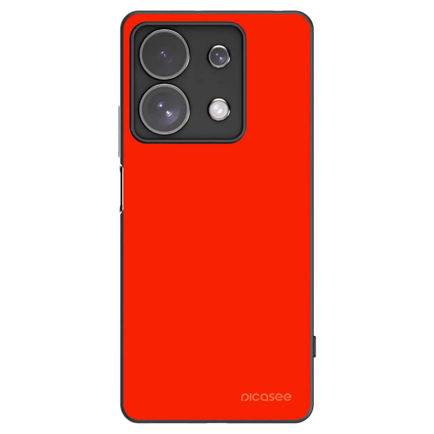 Picasee Xiaomi Redmi Note 13 Pro 4G Hülle - Schwarzes Silikon - Maranello Red