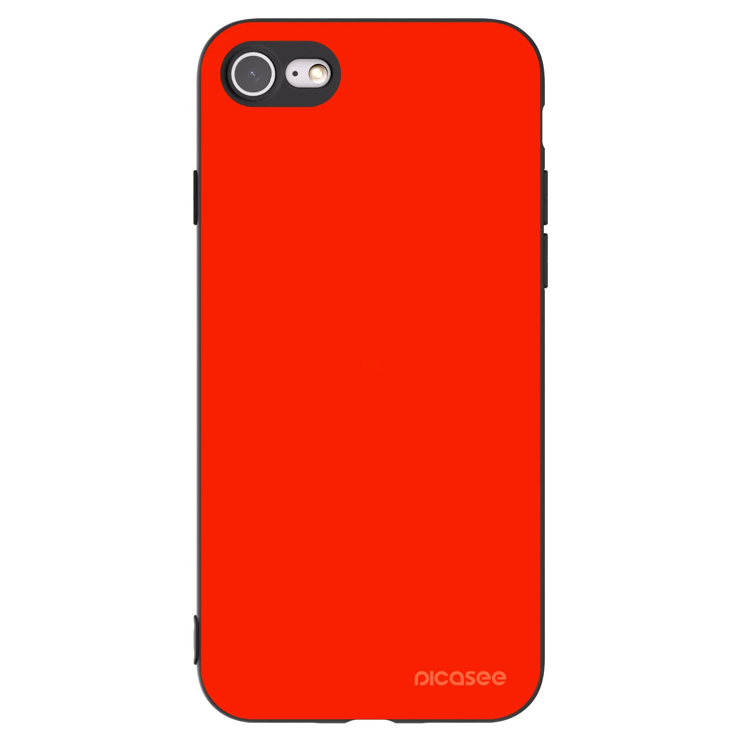 Picasee Apple iPhone 8 Hülle - Schwarzes Silikon - Maranello Red