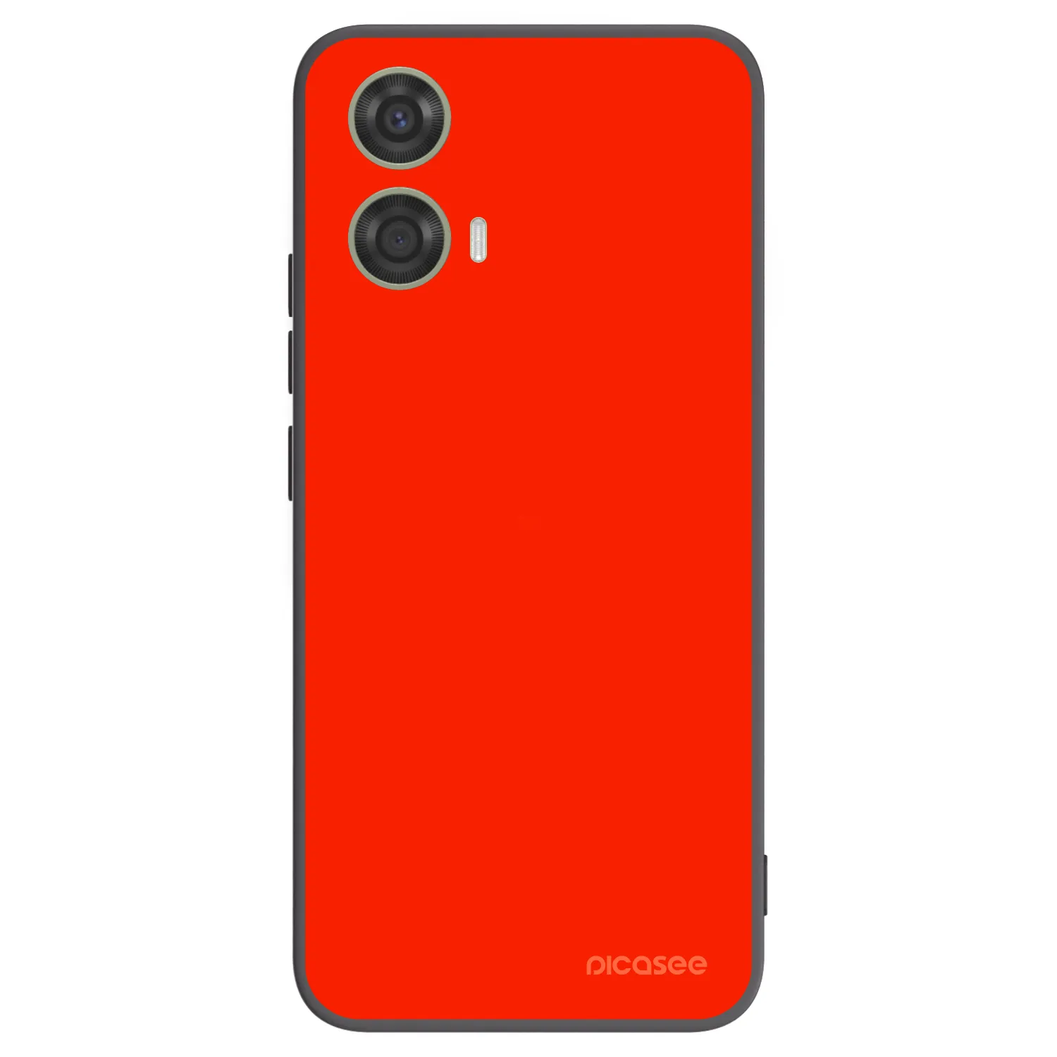 Picasee Motorola Moto G24 Hülle - Schwarzes Silikon - Maranello Red
