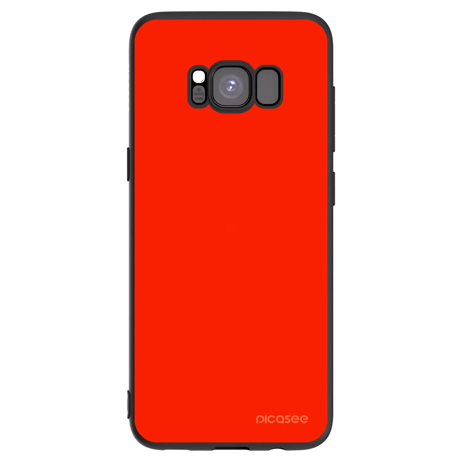 Picasee Samsung Galaxy S8 G950F Hülle - Schwarzes Silikon - Maranello Red