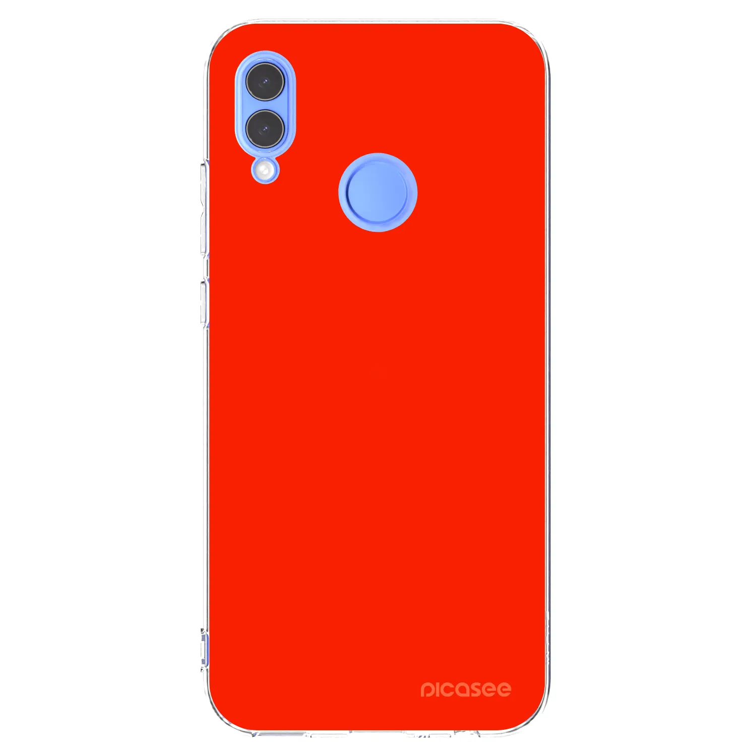 Picasee Huawei P Smart 2019 Hülle - Transparentes Silikon - Maranello Red