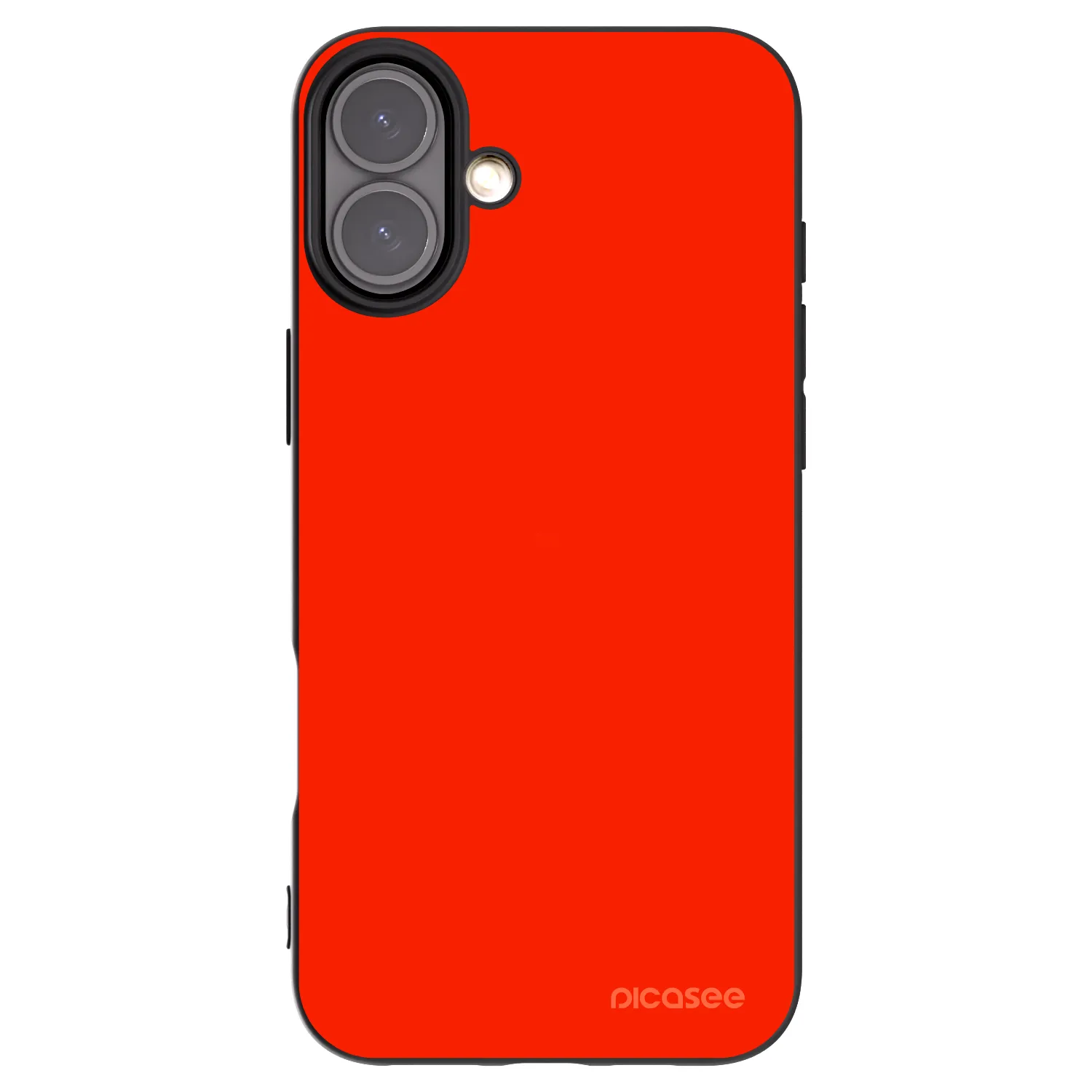 Picasee Apple iPhone 16 Plus Hülle - Schwarzes Silikon - Maranello Red