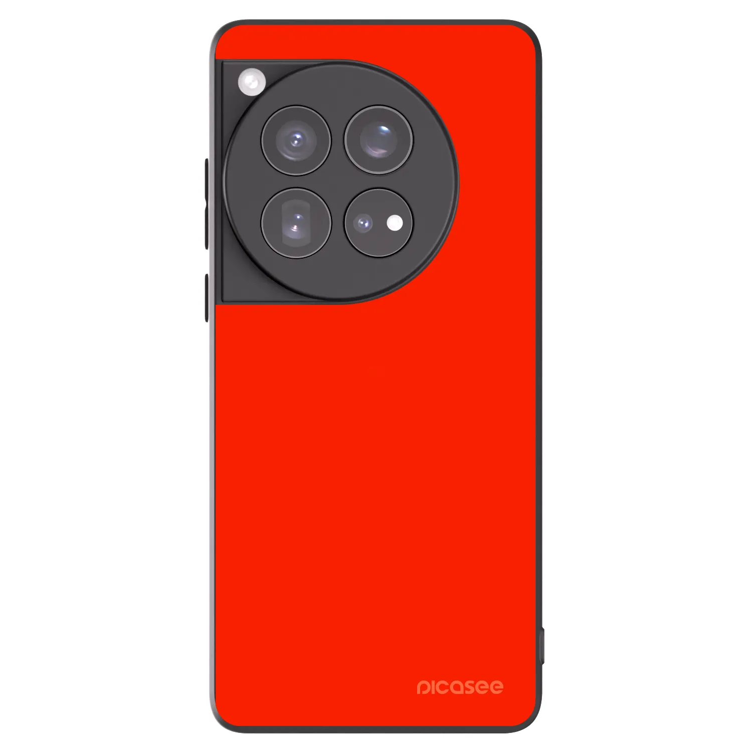 Picasee OnePlus 12 5G Hülle - Schwarzes Silikon - Maranello Red