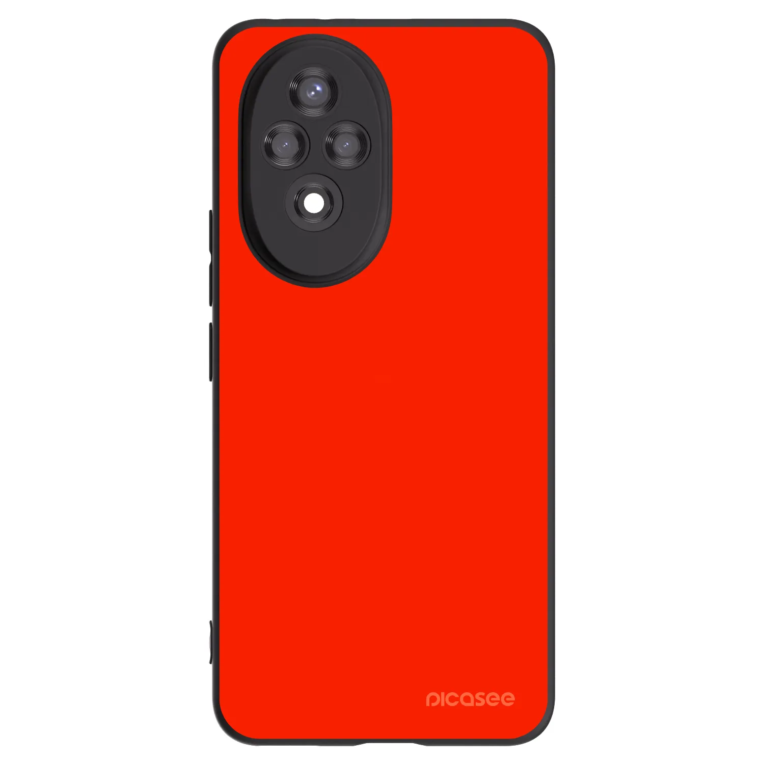 Picasee Honor 200 Pro 5G Hülle - Schwarzes Silikon - Maranello Red